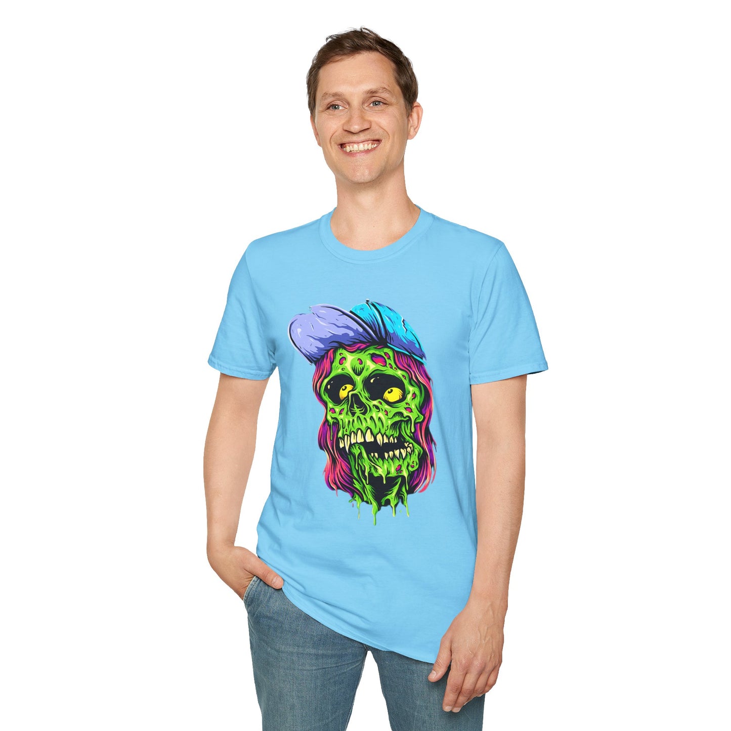 Skull Tee Shirt, Skeleton Shirt, Shirt with Skull, Shirt with Skeleton