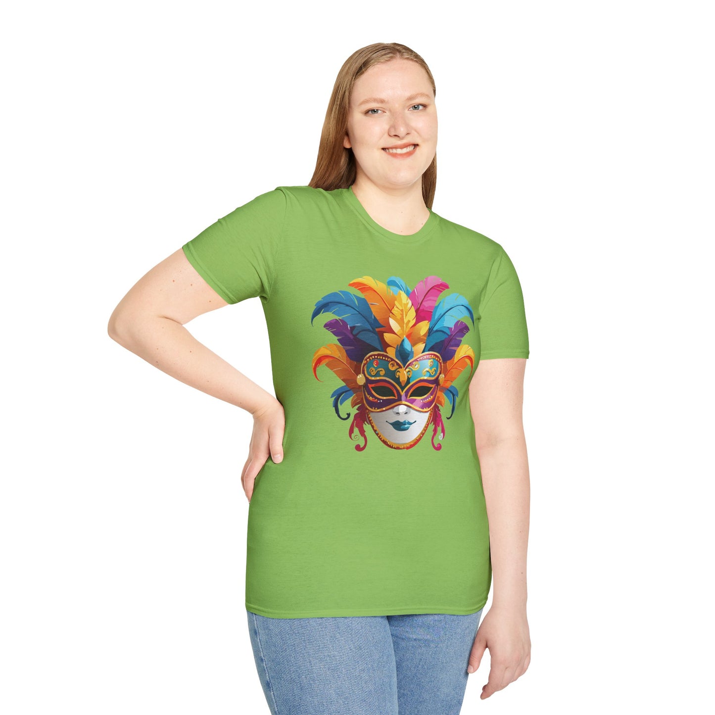 Mask Tee Shirt, Mask Shirt, Shirt with Mask, Masquerade Tees