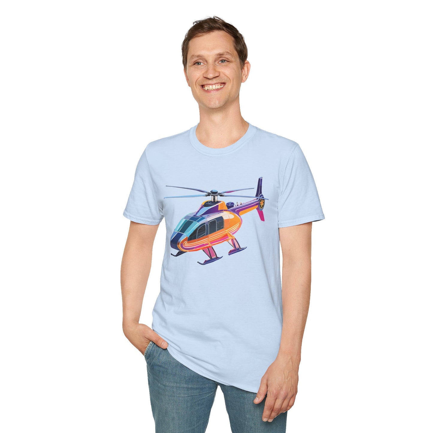 Chopper Shirt, Helicopter Shirt, Shirt with Helicopter, T Shirt with Chopper