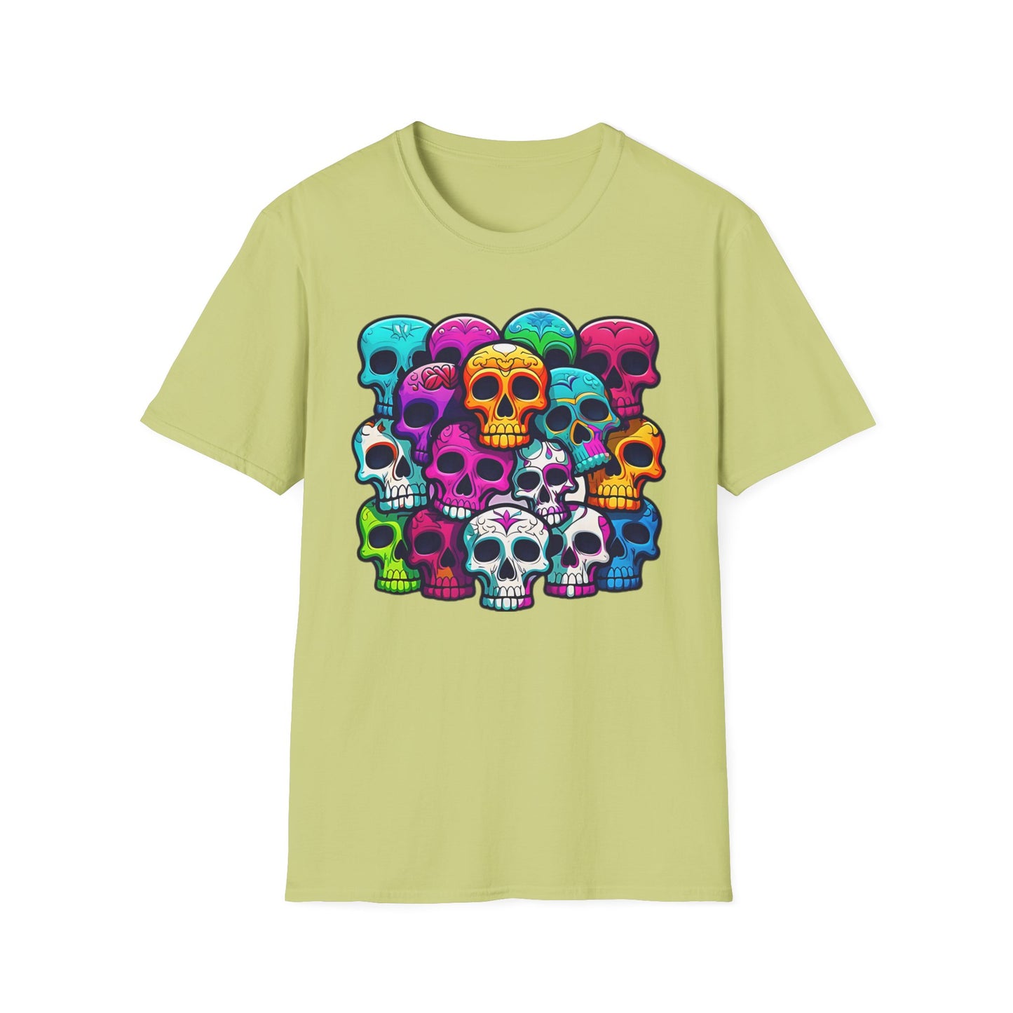 Skull Tee Shirt, Skeleton Shirt, Shirt with Skull, Shirt with Skeleton