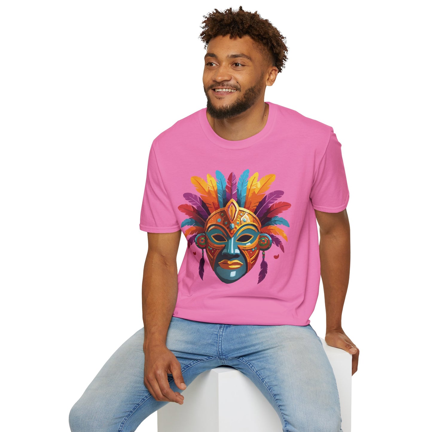 Mask Tee Shirt, Mask Shirt, Shirt with Mask, Masquerade Tees
