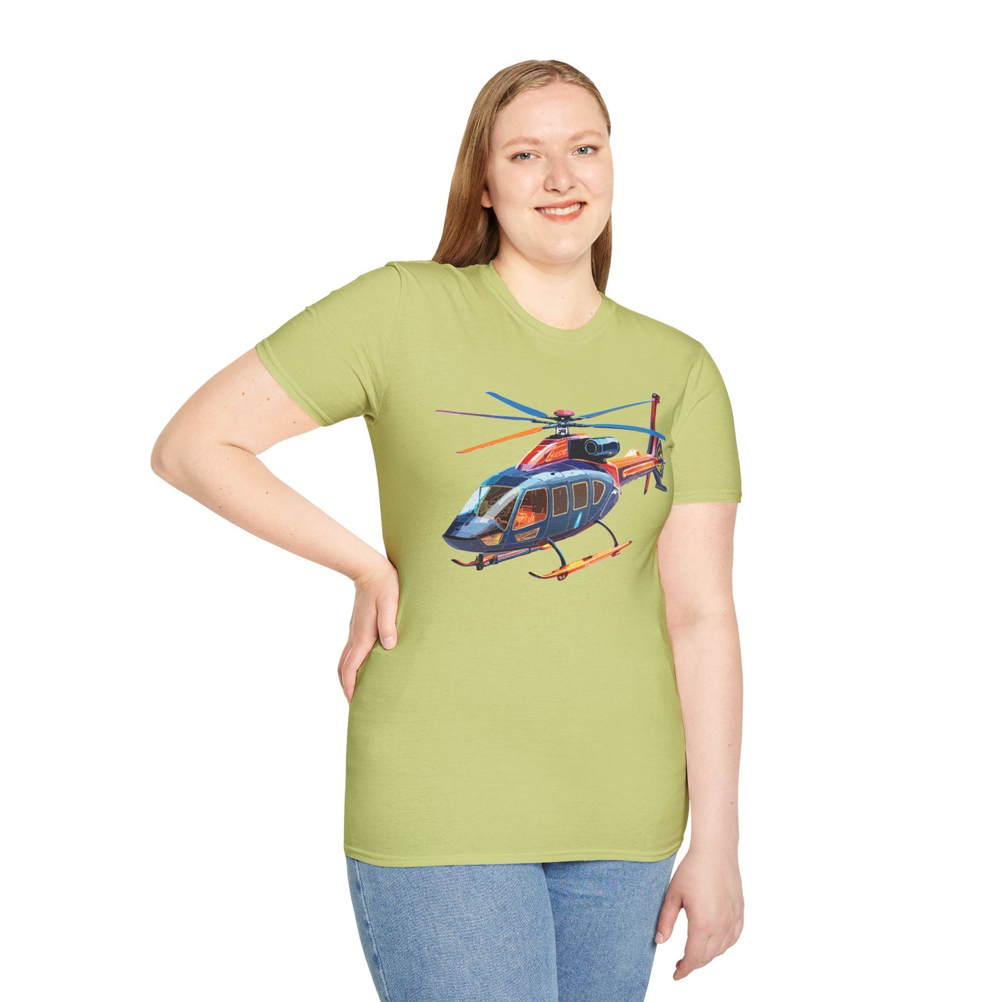 Chopper Shirt, Helicopter Shirt, Shirt with Helicopter, T Shirt with Chopper