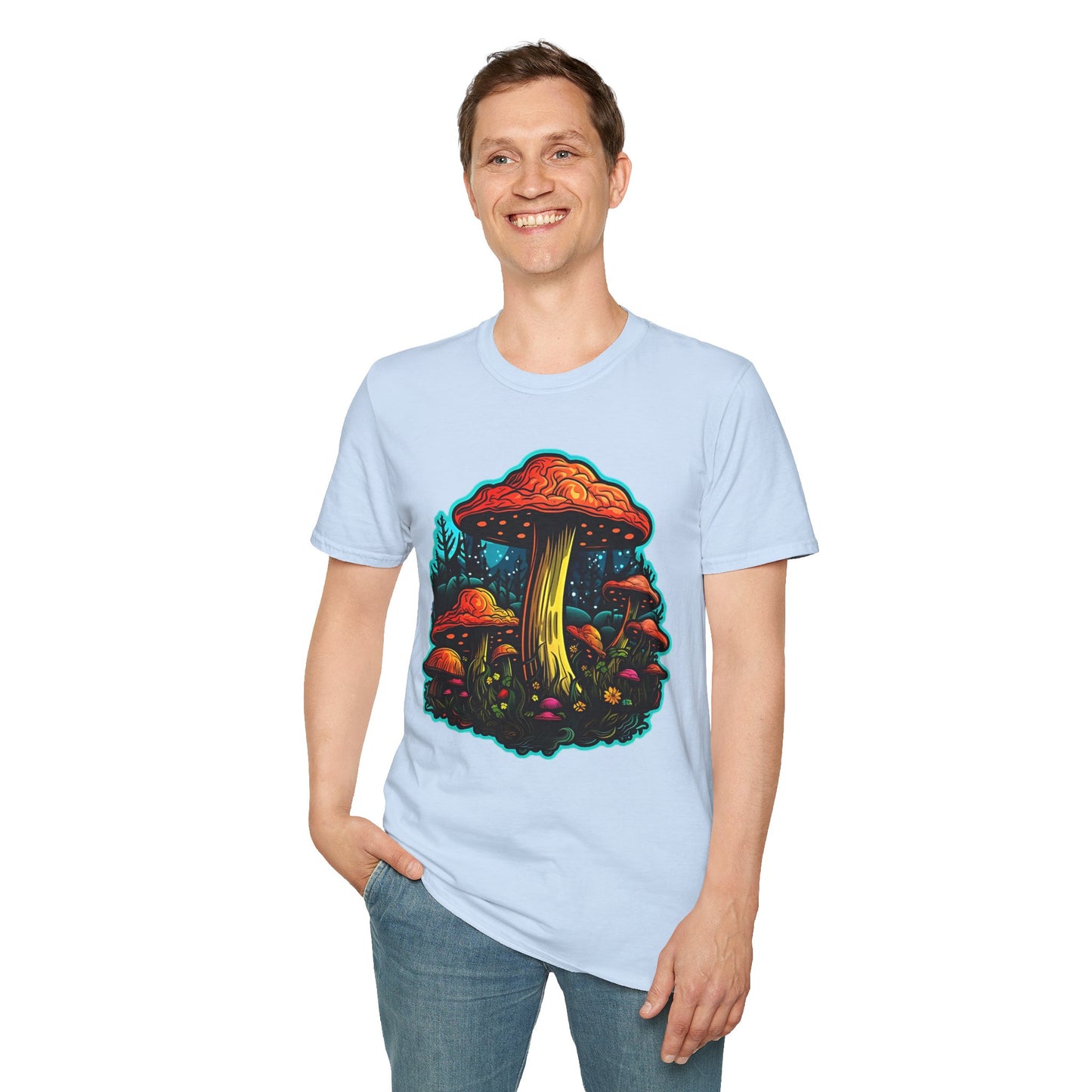Mashroom Tee Shirt, Mashroom Shirt, Shirt with Funny Mashroom, Shirt with Fungus