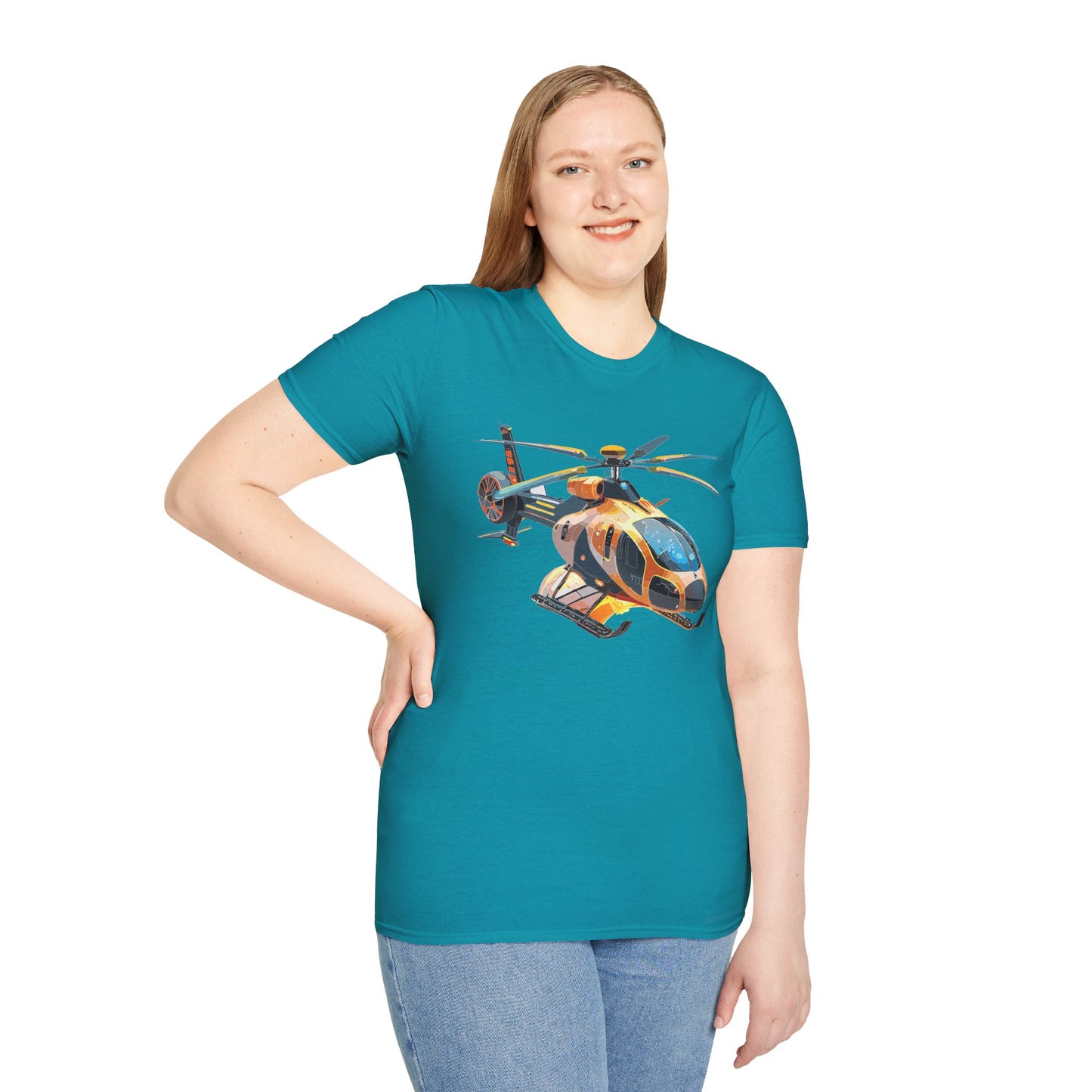 Chopper Shirt, Helicopter Shirt, Shirt with Helicopter, T Shirt with Chopper