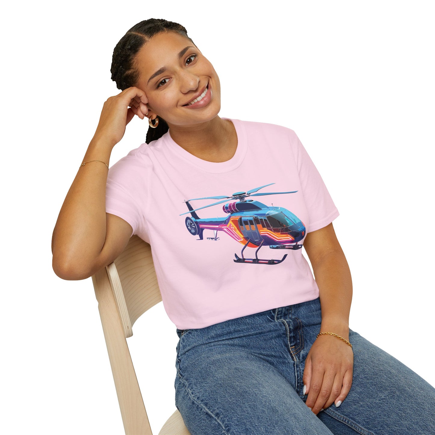 Chopper Shirt, Helicopter Shirt, Shirt with Helicopter, T Shirt with Chopper