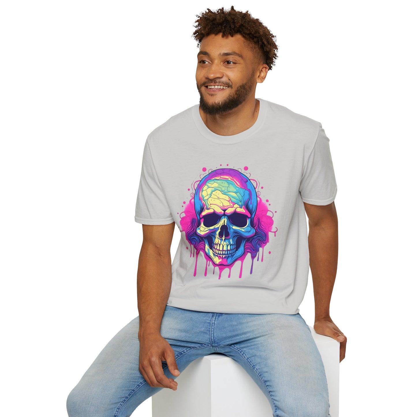 Skull Tee Shirt, Skeleton Shirt, Shirt with Skull, Shirt with Skeleton