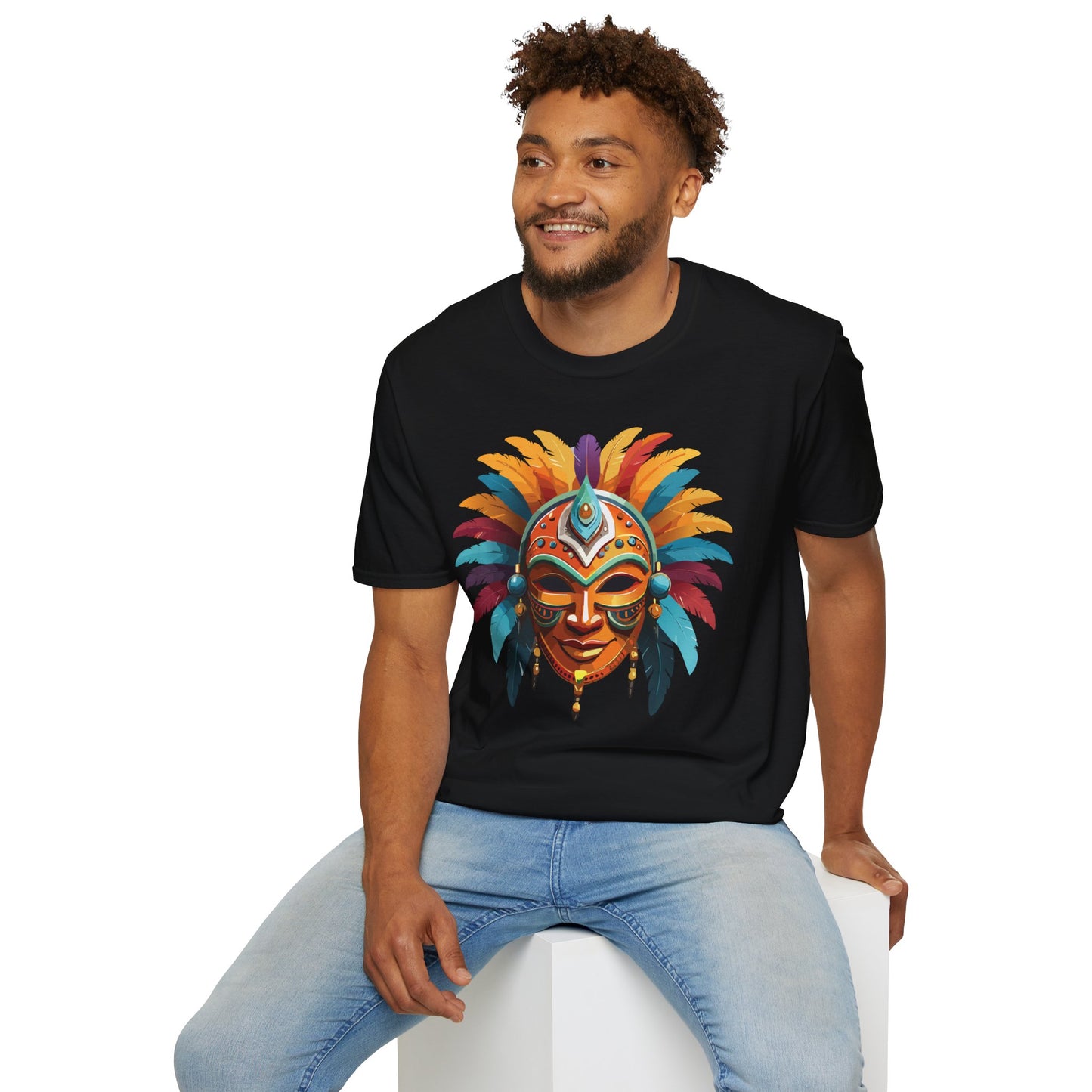 Mask Tee Shirt, Mask Shirt, Shirt with Mask, Masquerade Tees