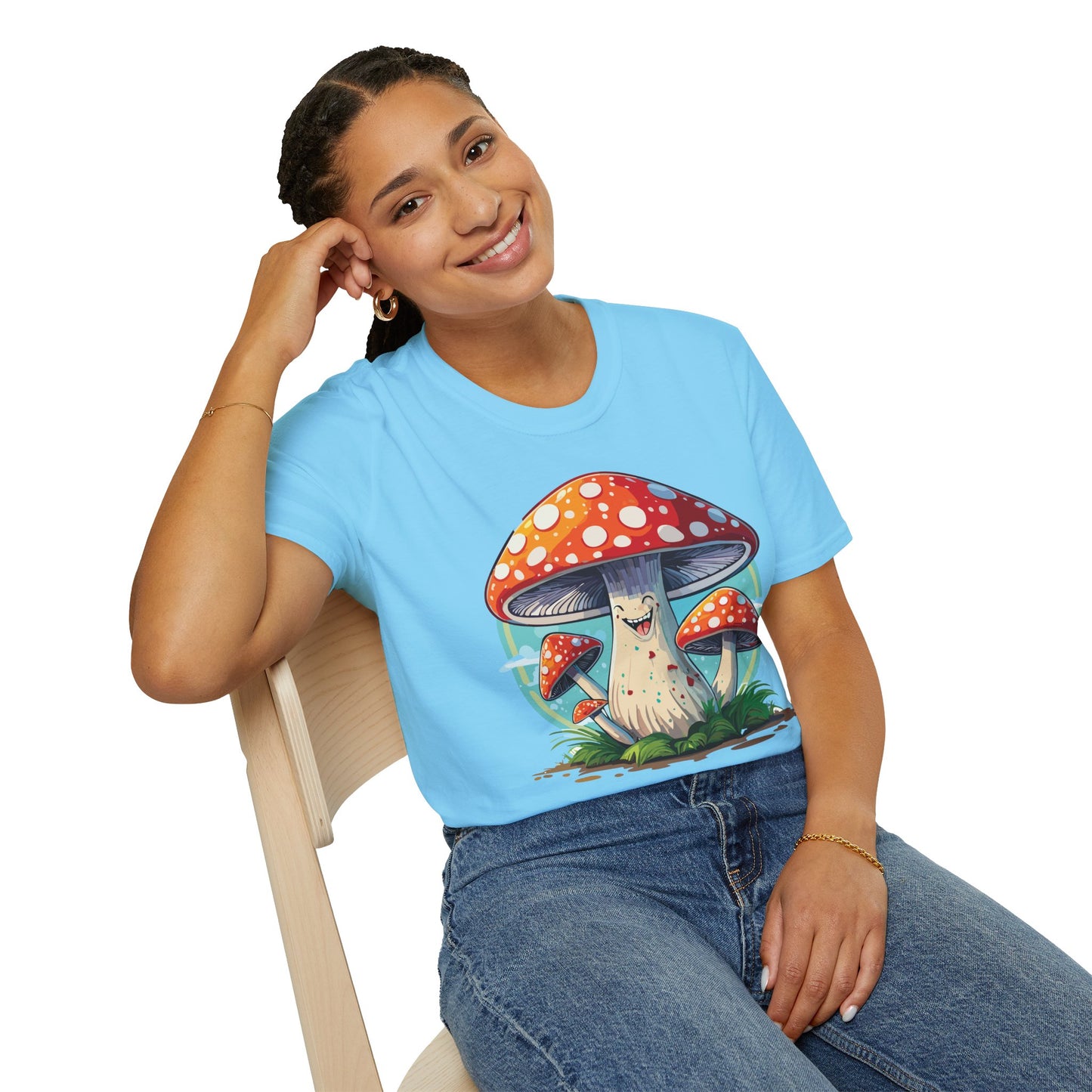 Mashroom Tee Shirt, Mashroom Shirt, Shirt with Funny Mashroom, Shirt with Fungus