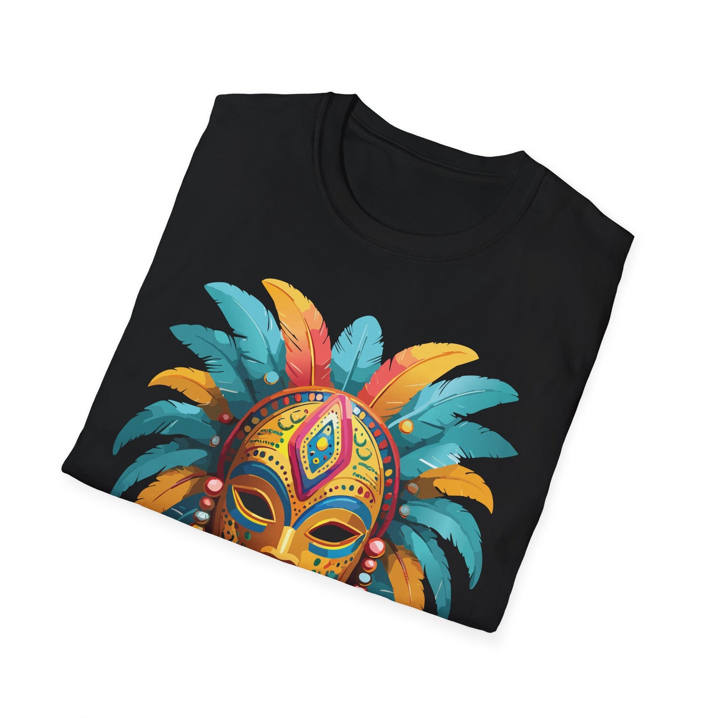Mask Tee Shirt, Mask Shirt, Shirt with Mask, Masquerade Tees