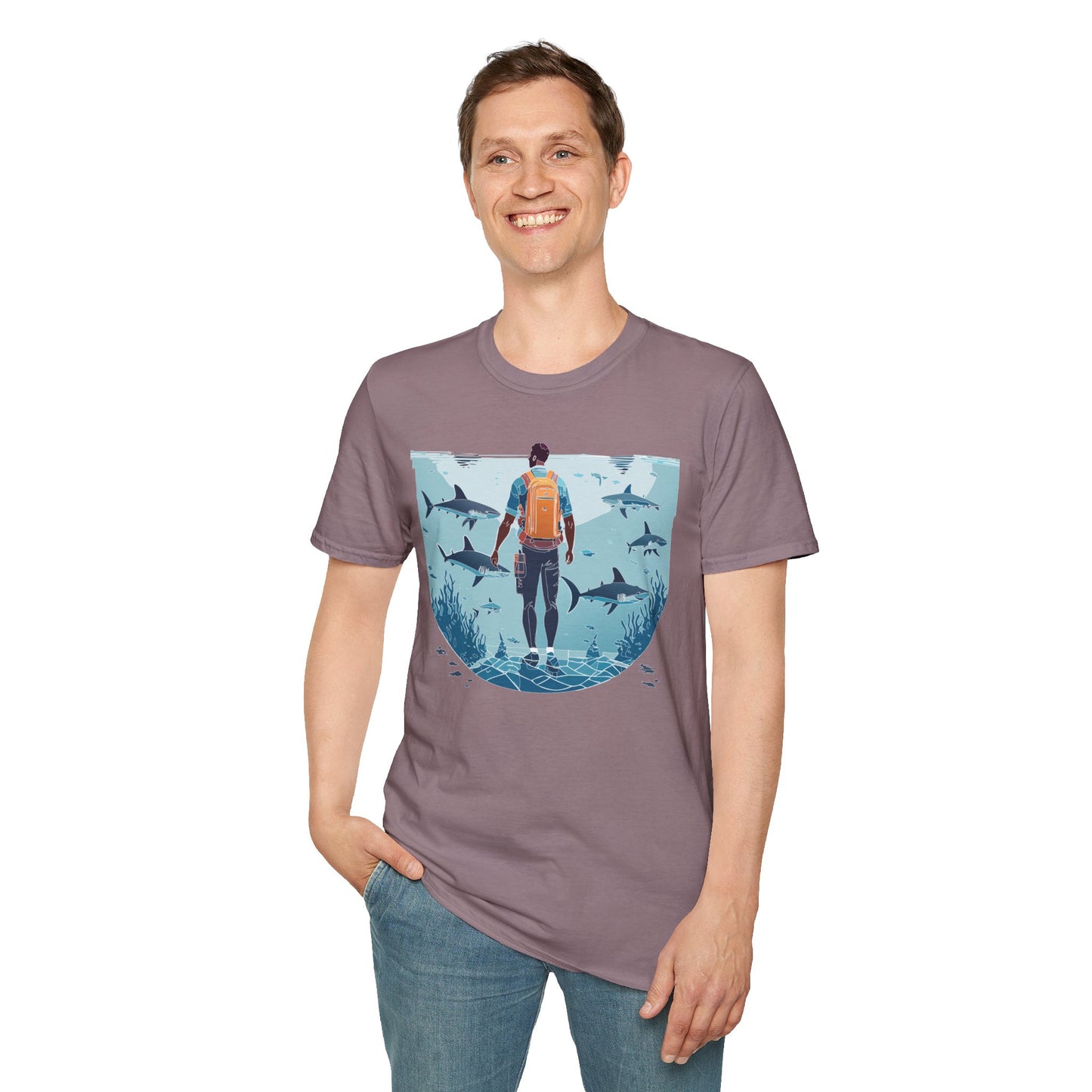 Ocean Tee Shirt, Ocean Shirt, Shirt with Ocean, U boat Tees, Shirt with U-Boat
