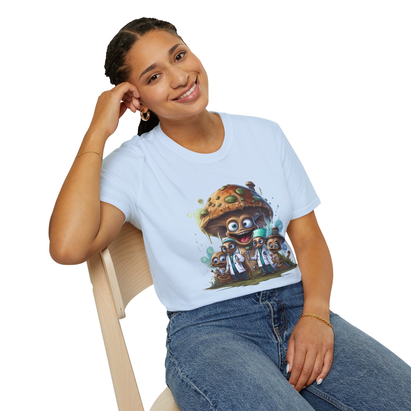 Mashroom Tee Shirt, Mashroom Shirt, Shirt with Funny Mashroom, Shirt with Fungus
