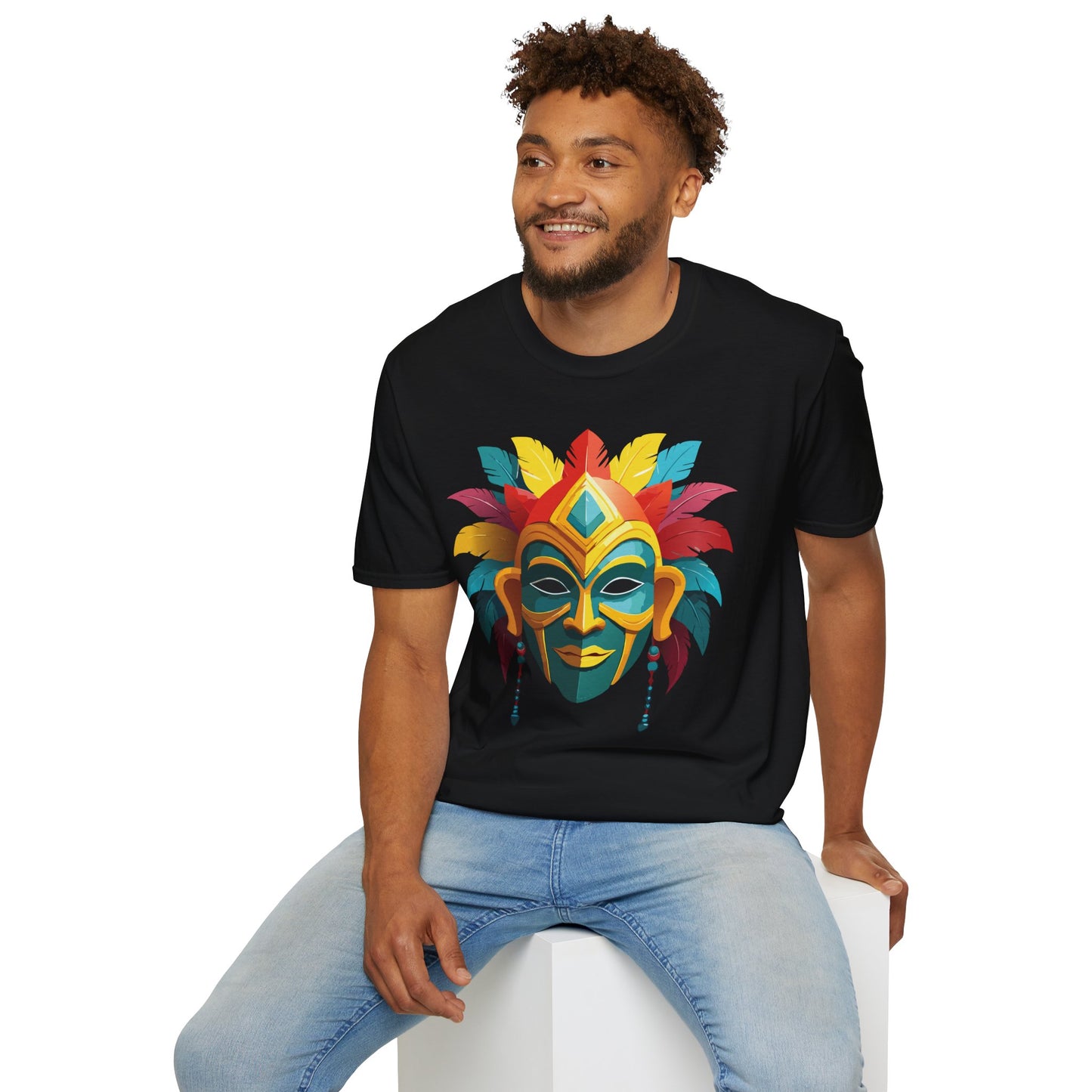 Mask Tee Shirt, Mask Shirt, Shirt with Mask, Masquerade Tees