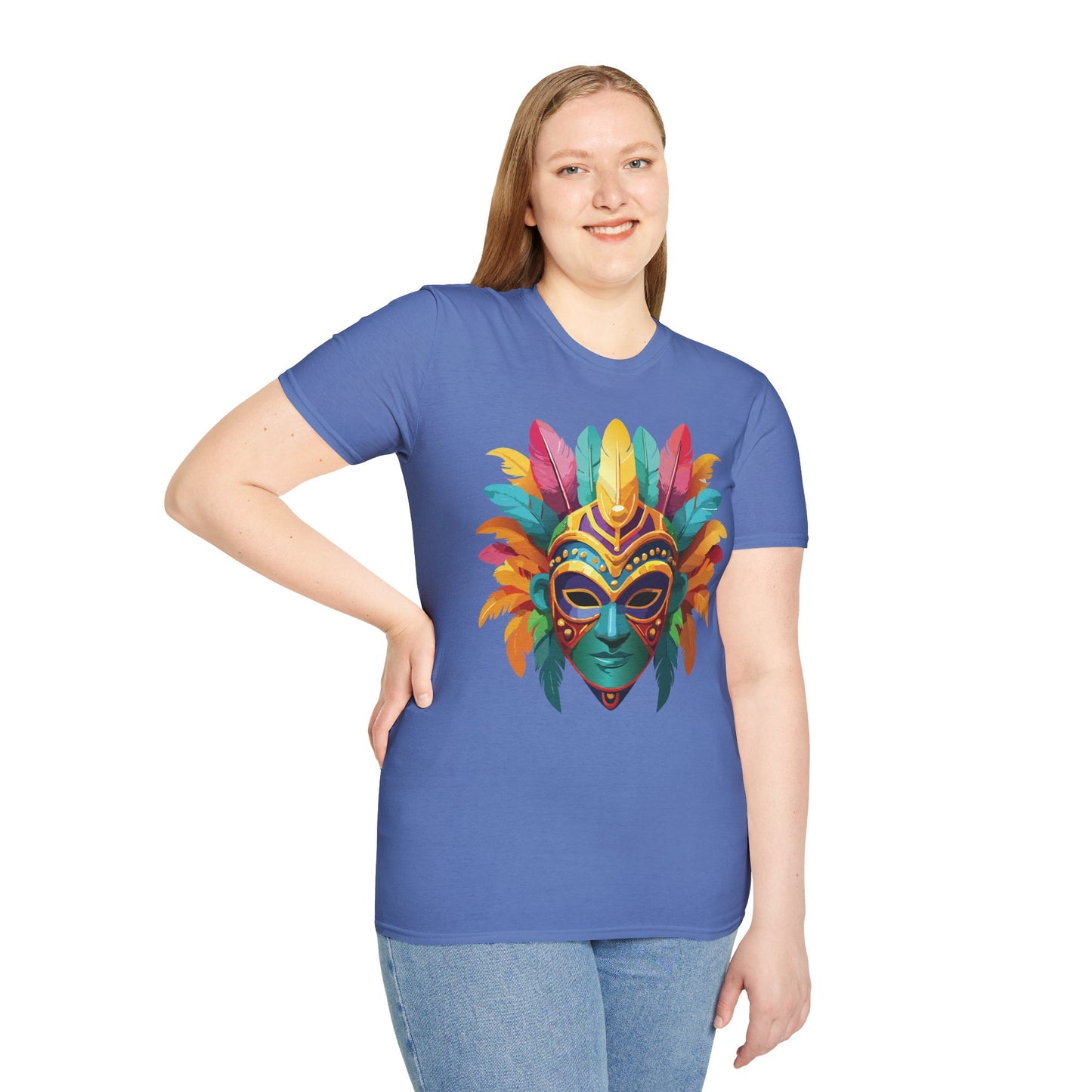 Mask Tee Shirt, Mask Shirt, Shirt with Mask, Masquerade Tees
