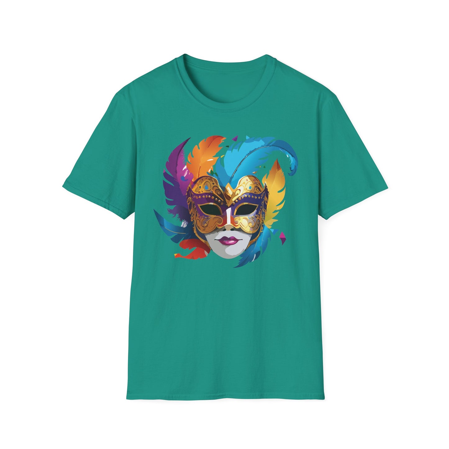 Mask Tee Shirt, Mask Shirt, Shirt with Mask, Masquerade Tees
