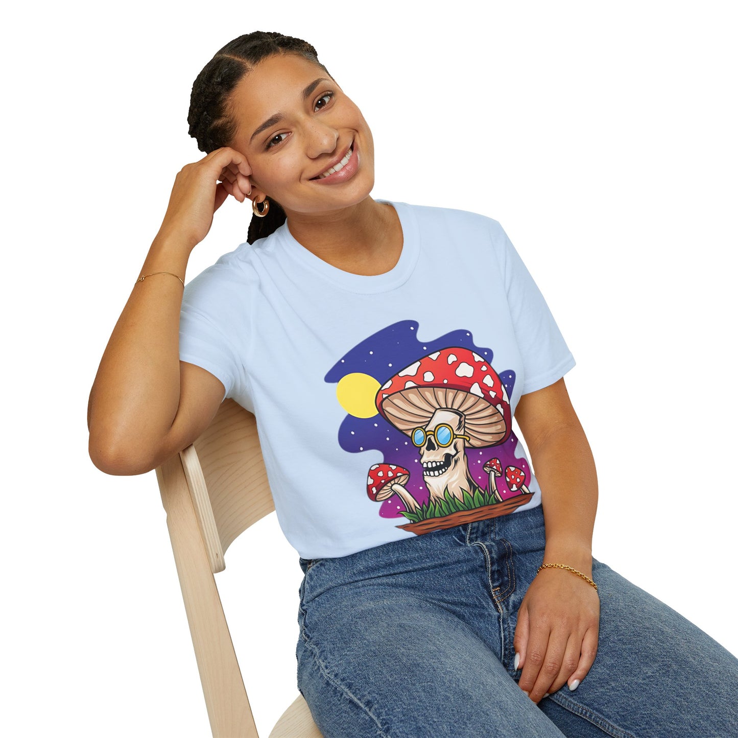 Mashroom Tee Shirt, Mashroom Shirt, Shirt with Funny Mashroom, Shirt with Fungus