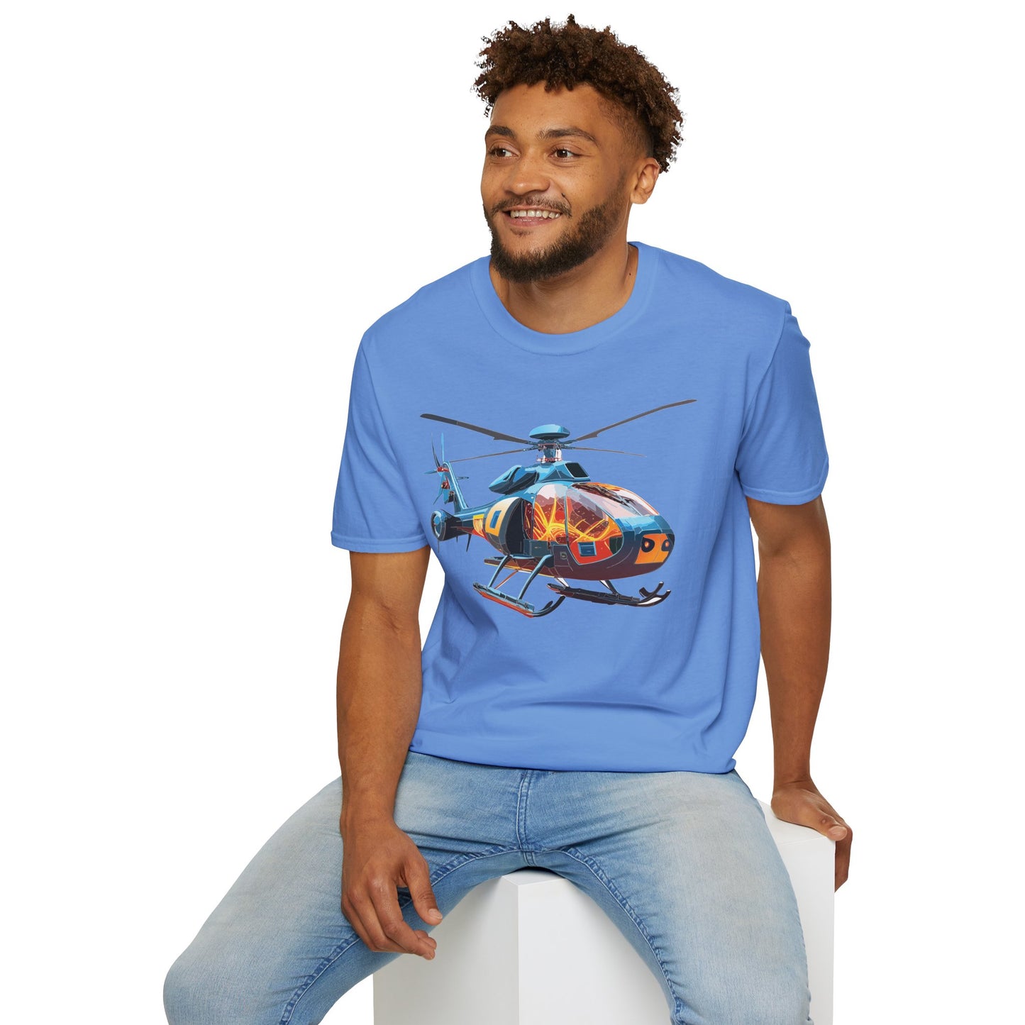 Chopper Shirt, Helicopter Shirt, Shirt with Helicopter, T Shirt with Chopper