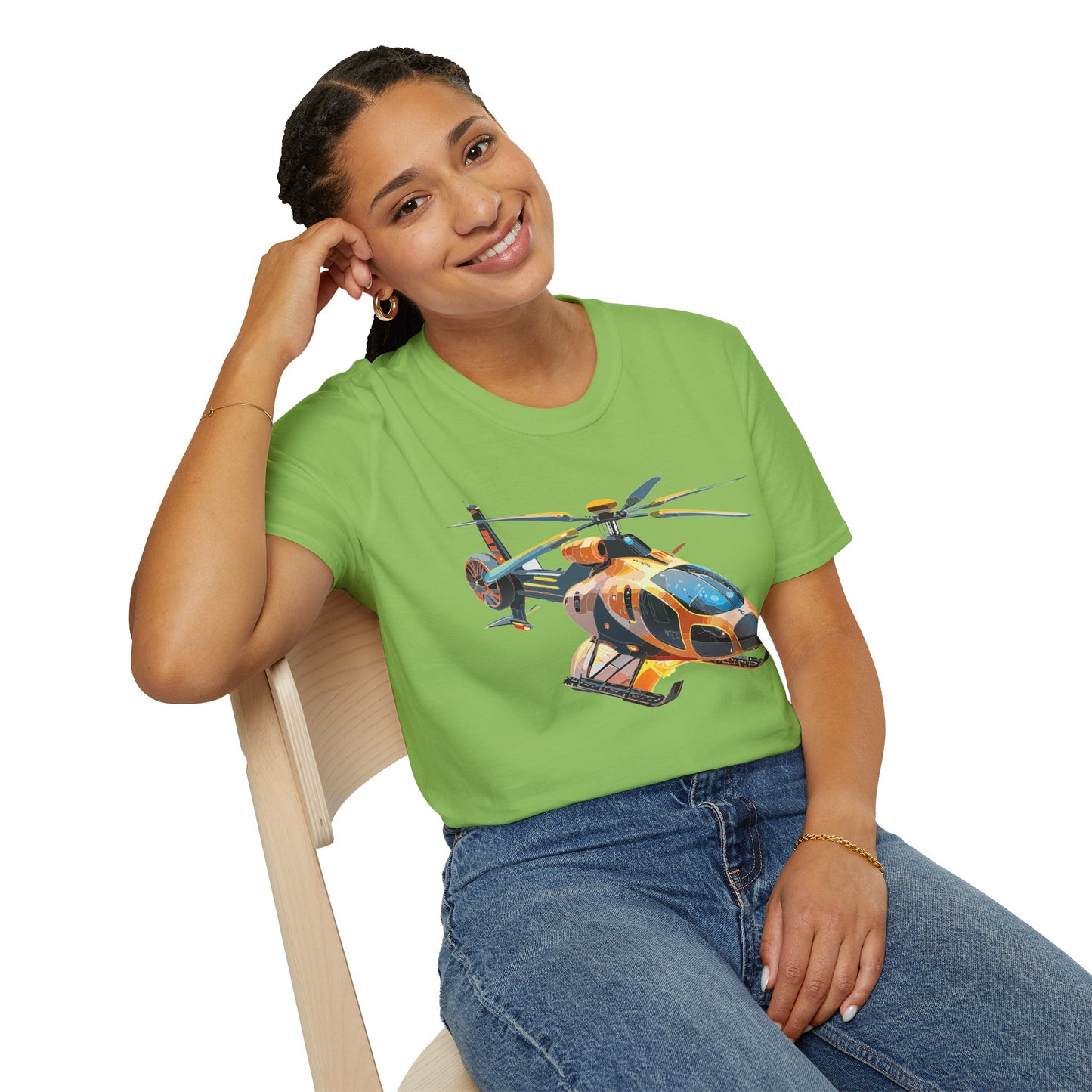 Chopper Shirt, Helicopter Shirt, Shirt with Helicopter, T Shirt with Chopper