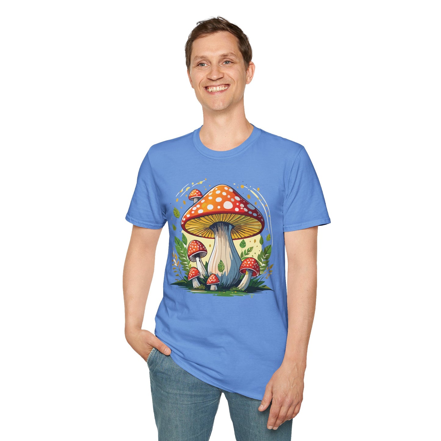 Mashroom Tee Shirt, Mashroom Shirt, Shirt with Funny Mashroom, Shirt with Fungus