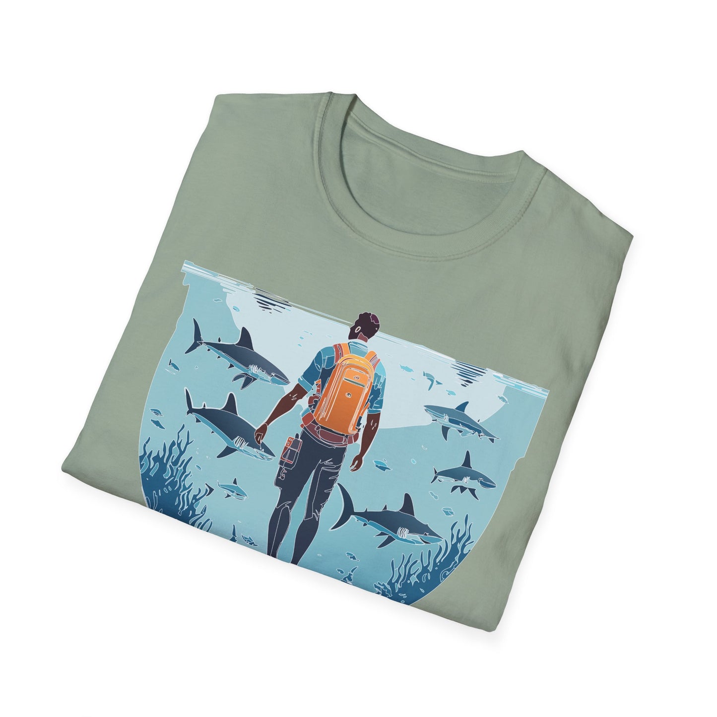 Ocean Tee Shirt, Ocean Shirt, Shirt with Ocean, U boat Tees, Shirt with U-Boat