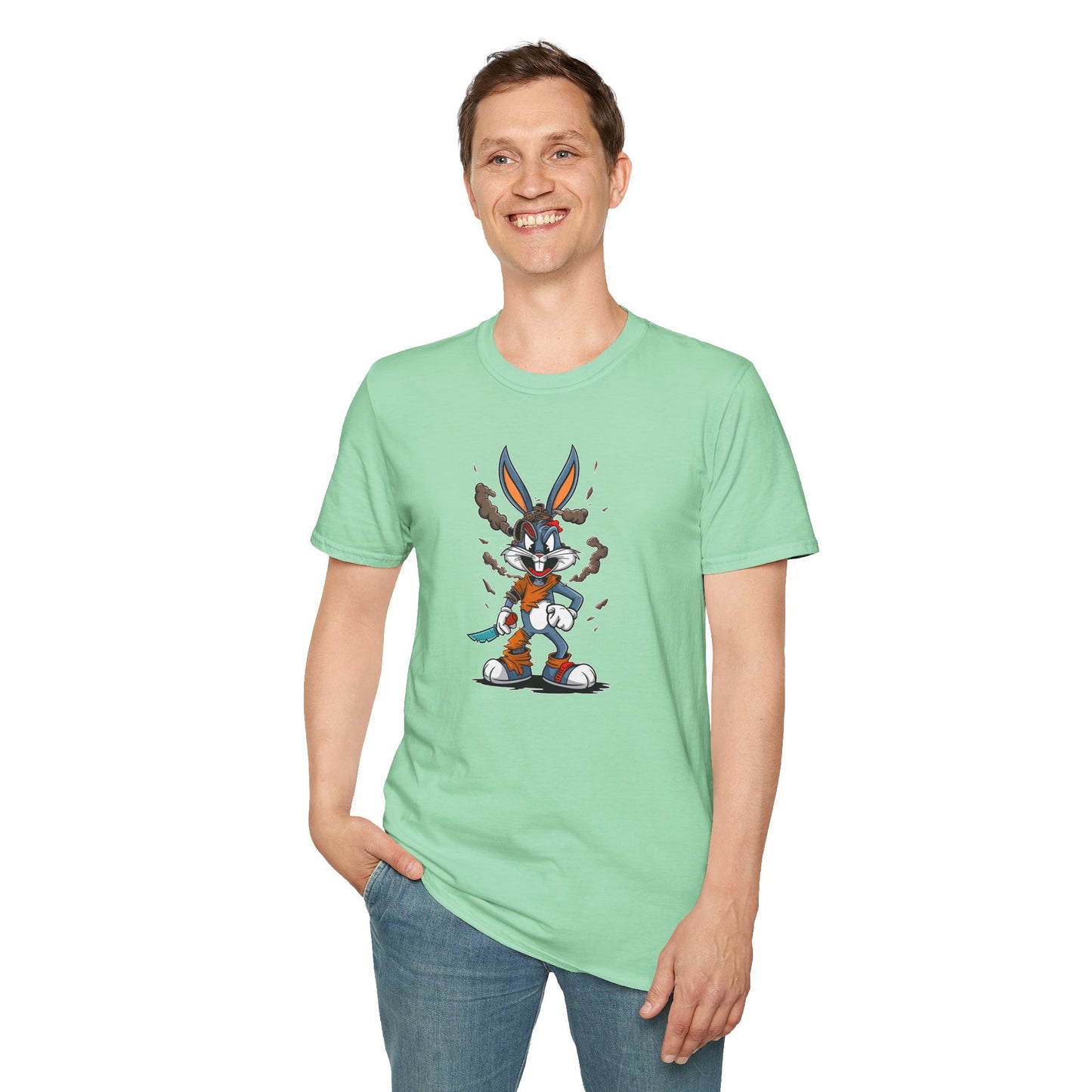 Bugs Bunny Shirt, Bugs Bunny T Shirt, Shirt with Bugs Bunny, T Shirt with Cartoon, Cartoon on T Shirt, Animation Shirt