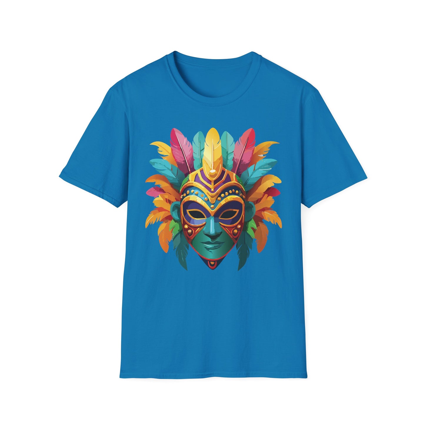 Mask Tee Shirt, Mask Shirt, Shirt with Mask, Masquerade Tees