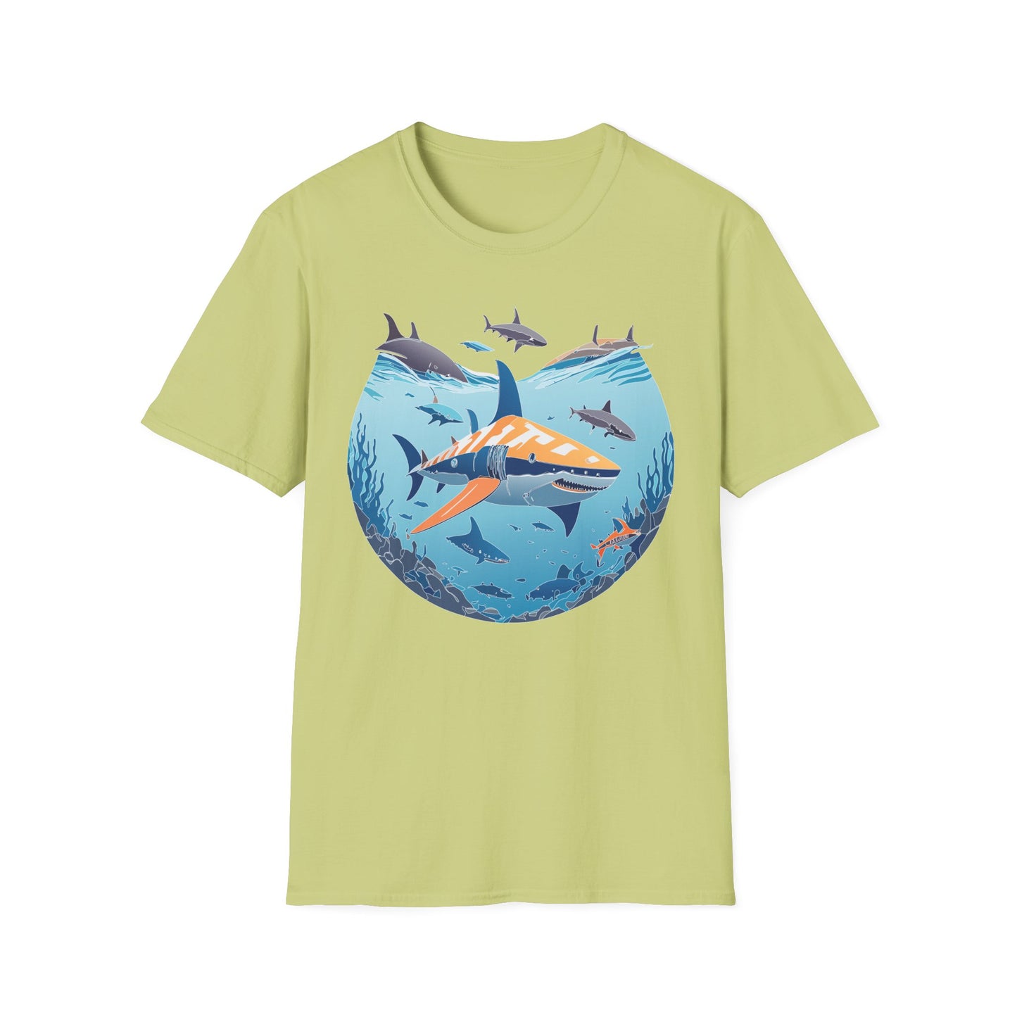 Ocean Tee Shirt, Ocean Shirt, Shirt with Ocean, U boat Tees, Shirt with U-Boat