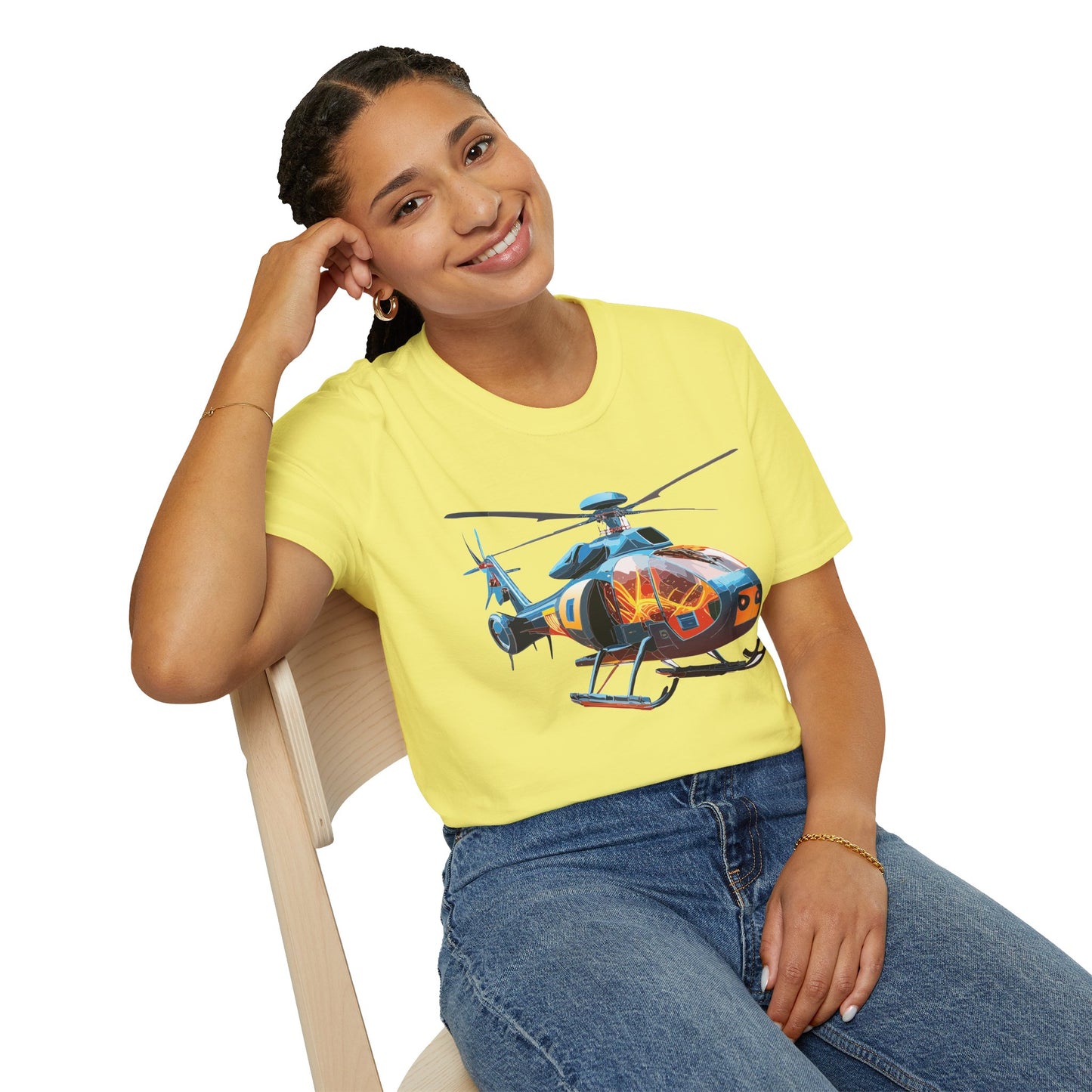 Chopper Shirt, Helicopter Shirt, Shirt with Helicopter, T Shirt with Chopper