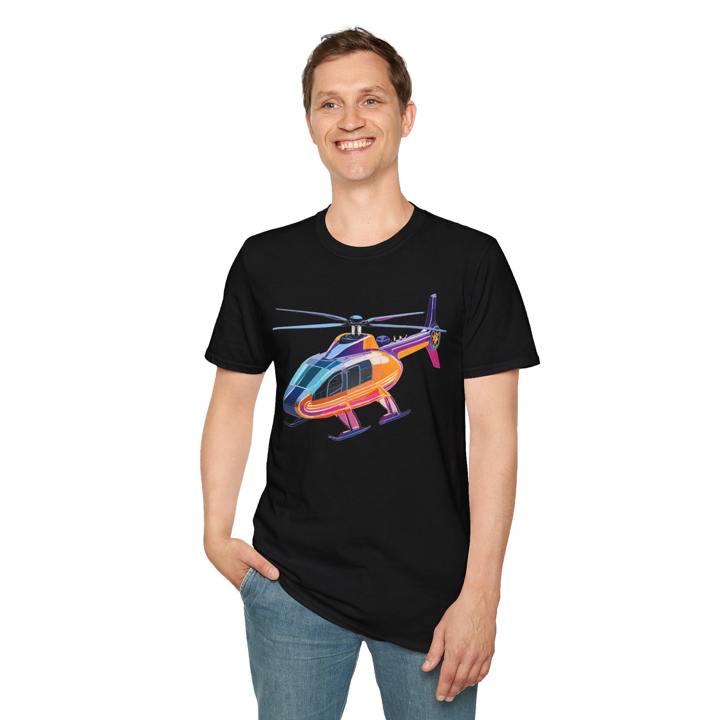 Chopper Shirt, Helicopter Shirt, Shirt with Helicopter, T Shirt with Chopper