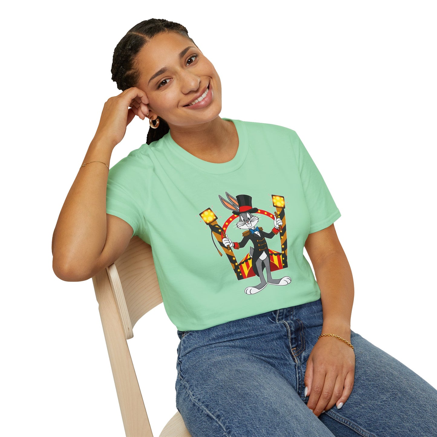 Bugs Bunny Shirt, Bugs Bunny T Shirt, Shirt with Bugs Bunny, T Shirt with Cartoon, Cartoon on T Shirt, Animation Shirt