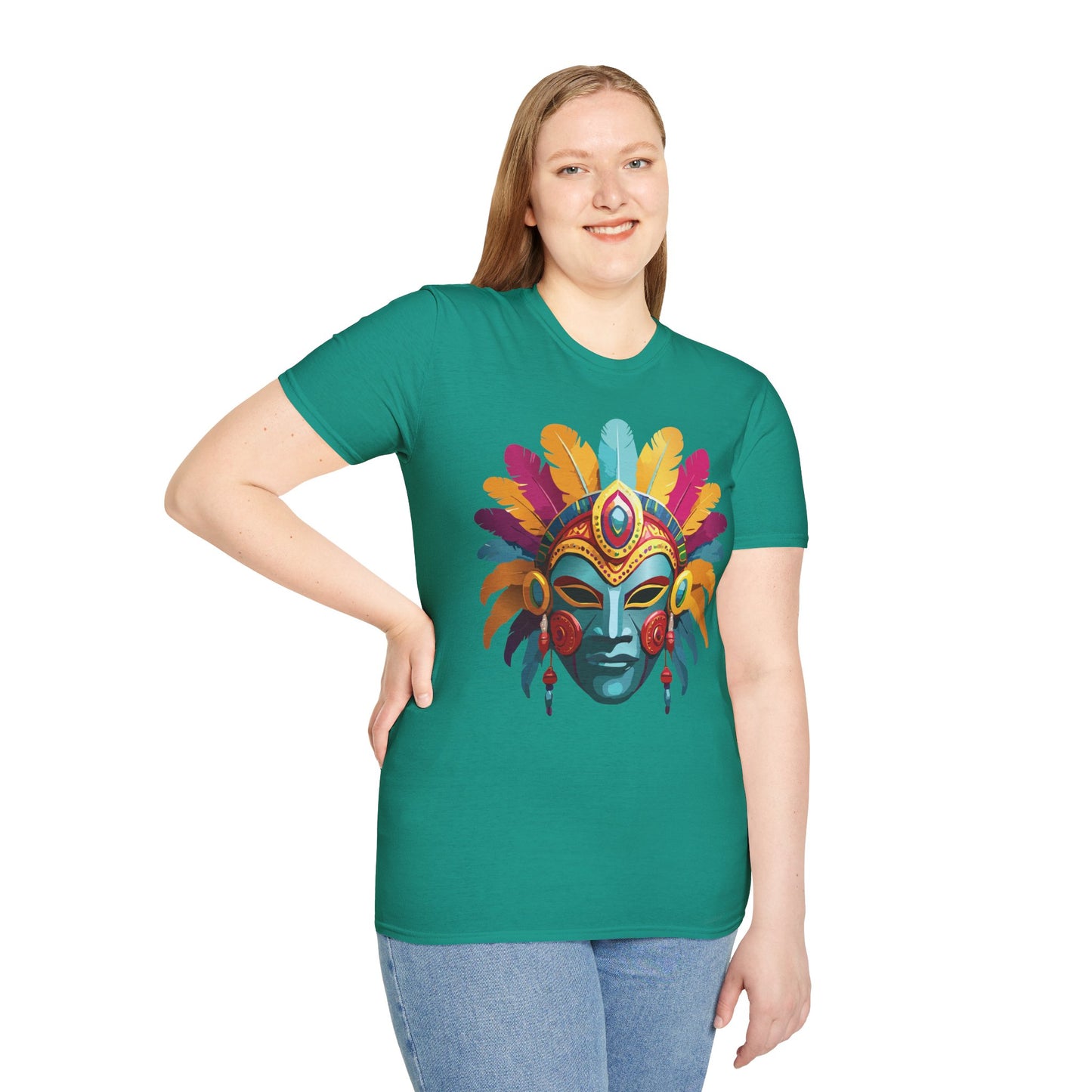 Mask Tee Shirt, Mask Shirt, Shirt with Mask, Masquerade Tees