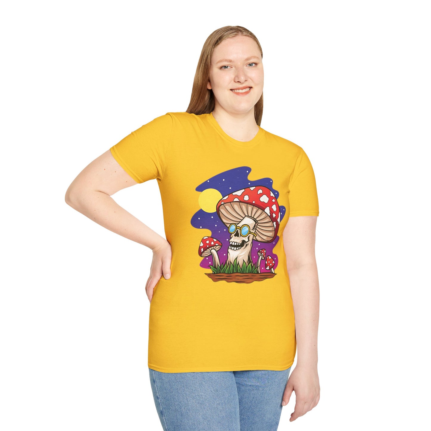 Mashroom Tee Shirt, Mashroom Shirt, Shirt with Funny Mashroom, Shirt with Fungus