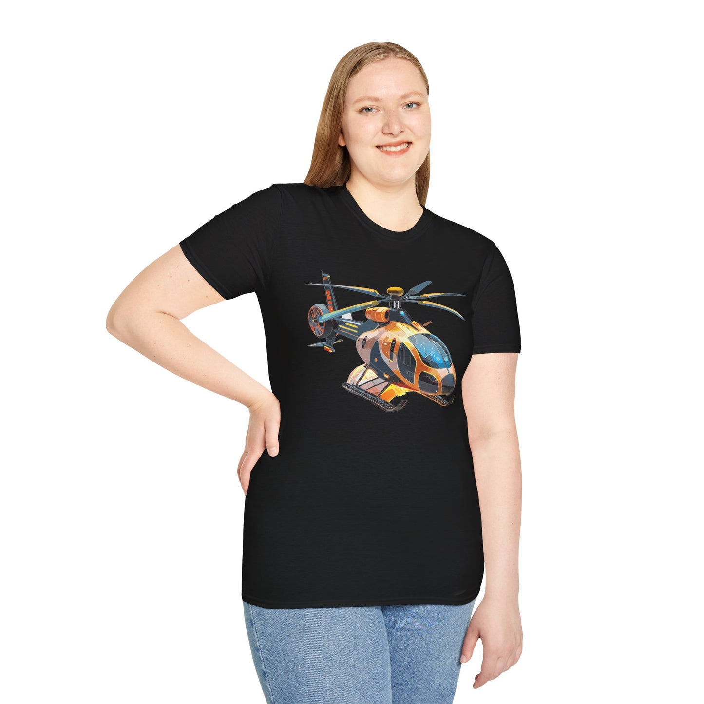 Chopper Shirt, Helicopter Shirt, Shirt with Helicopter, T Shirt with Chopper