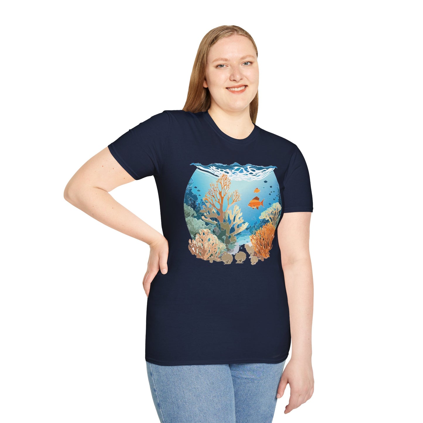 Ocean Tee Shirt, Ocean Shirt, Shirt with Ocean, U boat Tees, Shirt with U-Boat