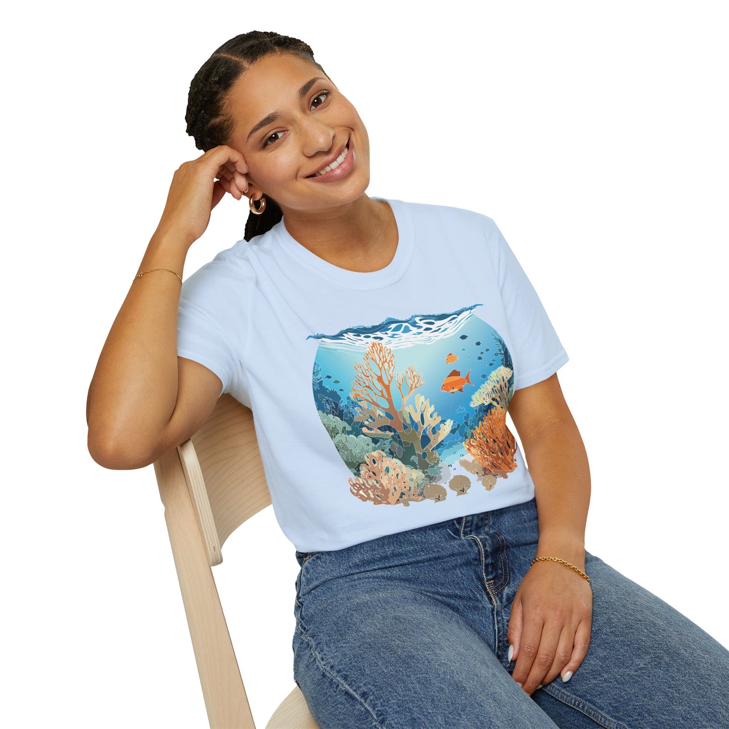 Ocean Tee Shirt, Ocean Shirt, Shirt with Ocean, U boat Tees, Shirt with U-Boat
