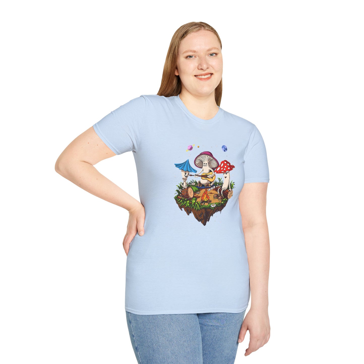 Mashroom Tee Shirt, Mashroom Shirt, Shirt with Funny Mashroom, Shirt with Fungus