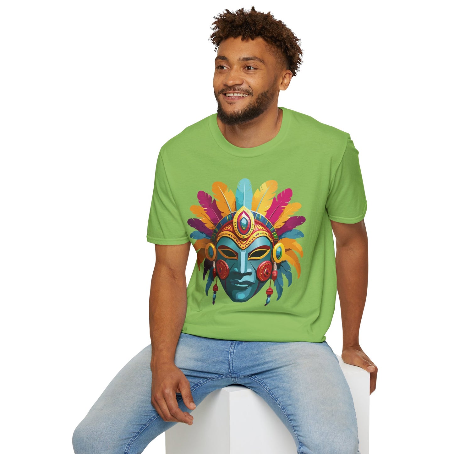 Mask Tee Shirt, Mask Shirt, Shirt with Mask, Masquerade Tees