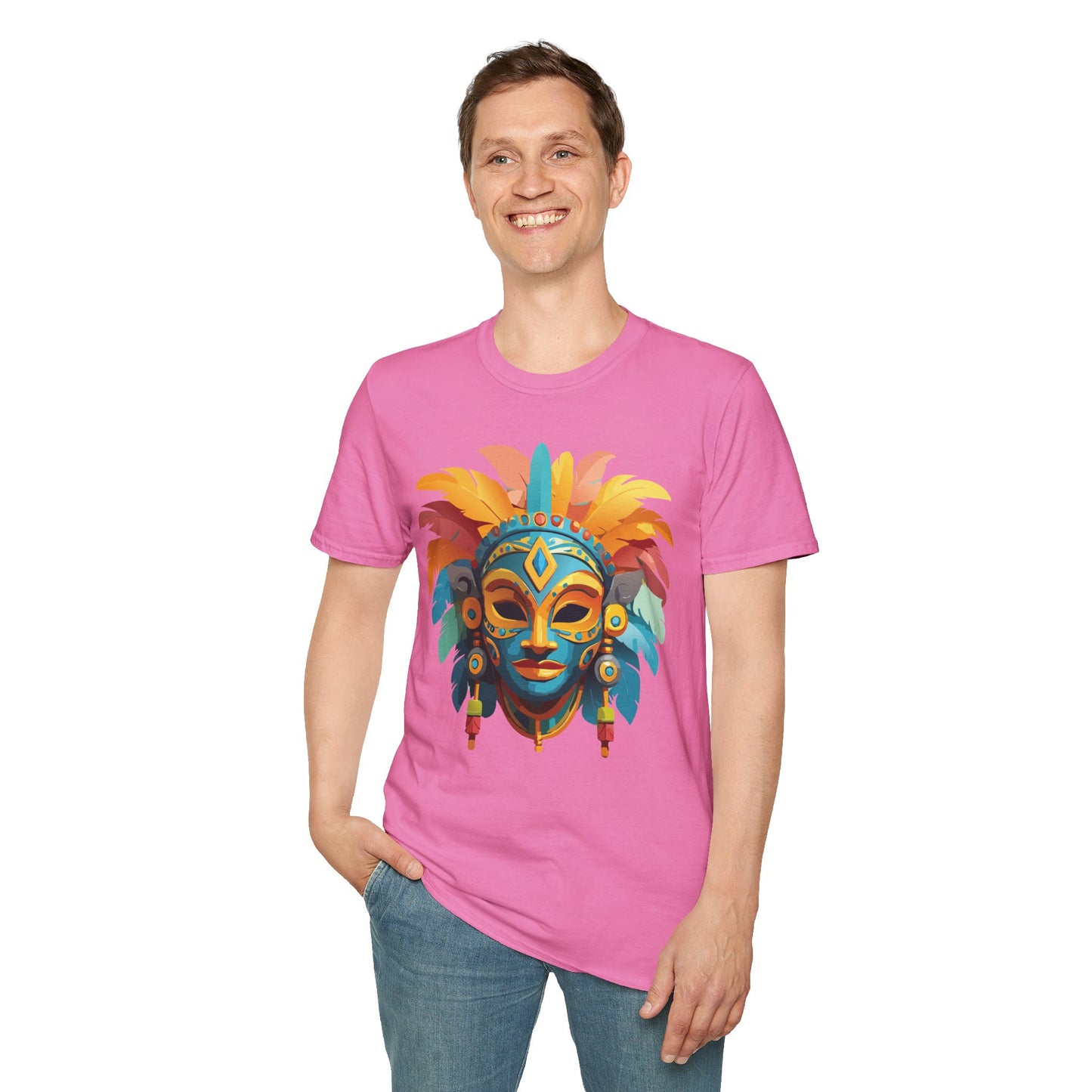 Mask Tee Shirt, Mask Shirt, Shirt with Mask, Masquerade Tees