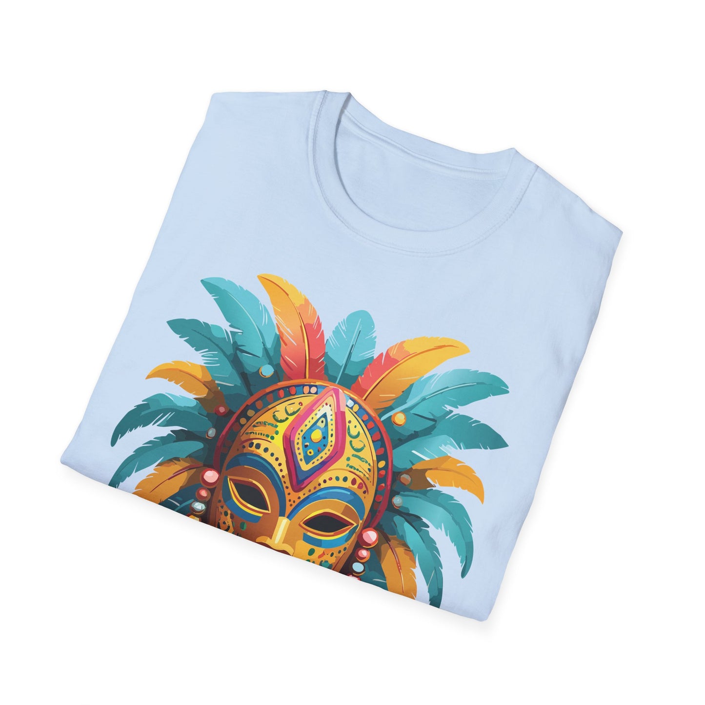 Mask Tee Shirt, Mask Shirt, Shirt with Mask, Masquerade Tees