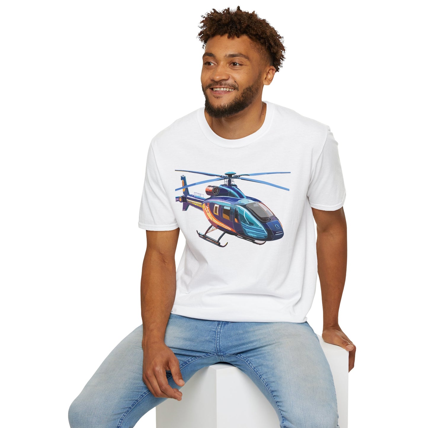 Chopper Shirt, Helicopter Shirt, Shirt with Helicopter, T Shirt with Chopper
