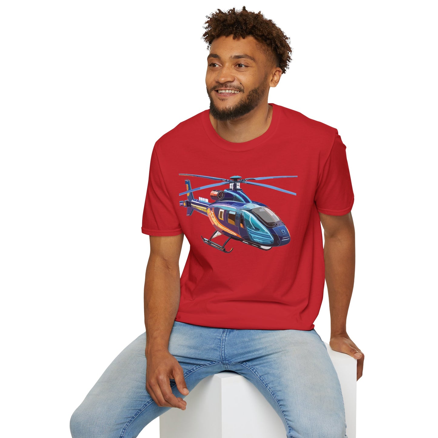 Chopper Shirt, Helicopter Shirt, Shirt with Helicopter, T Shirt with Chopper