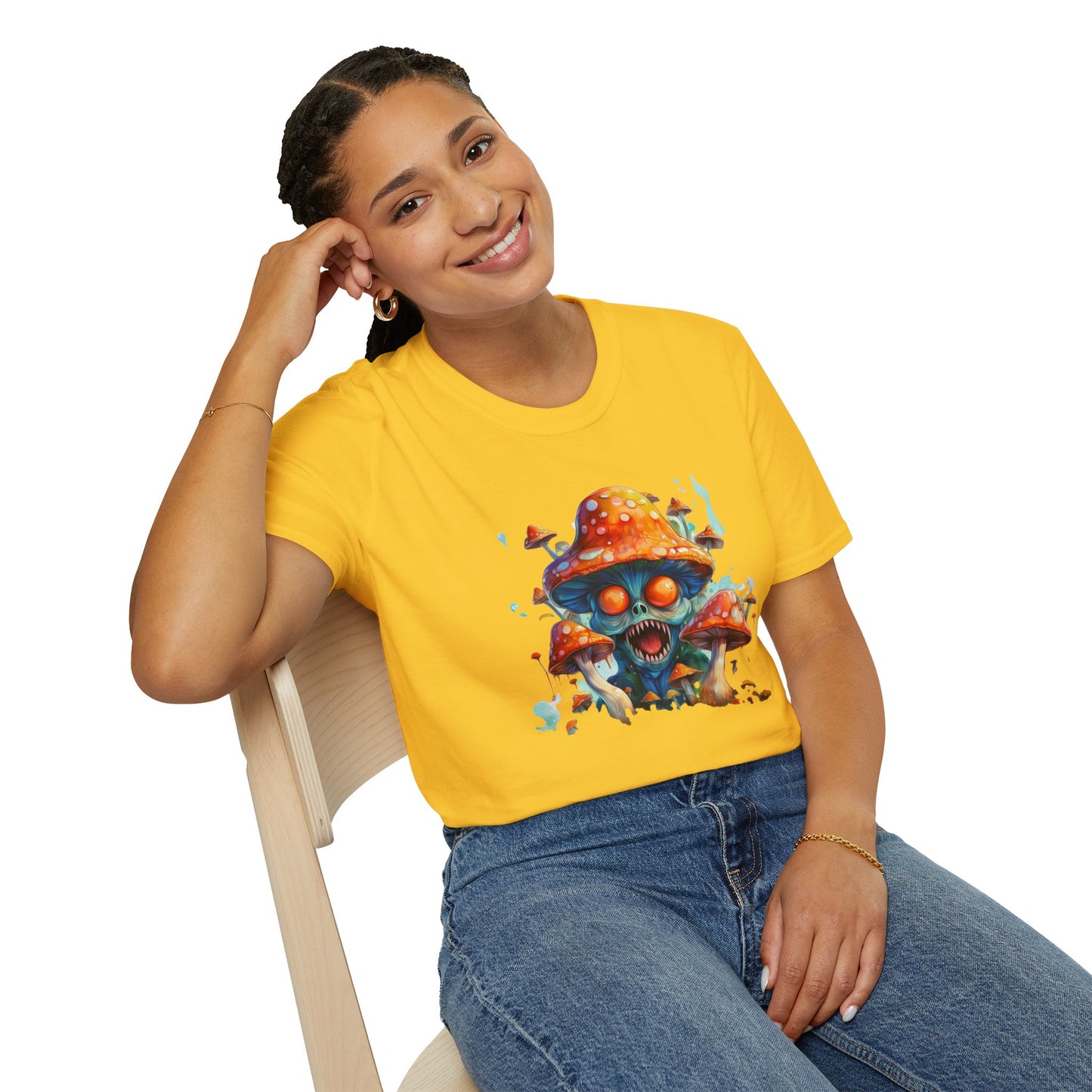 Mashroom Tee Shirt, Mashroom Shirt, Shirt with Funny Mashroom, Shirt with Fungus