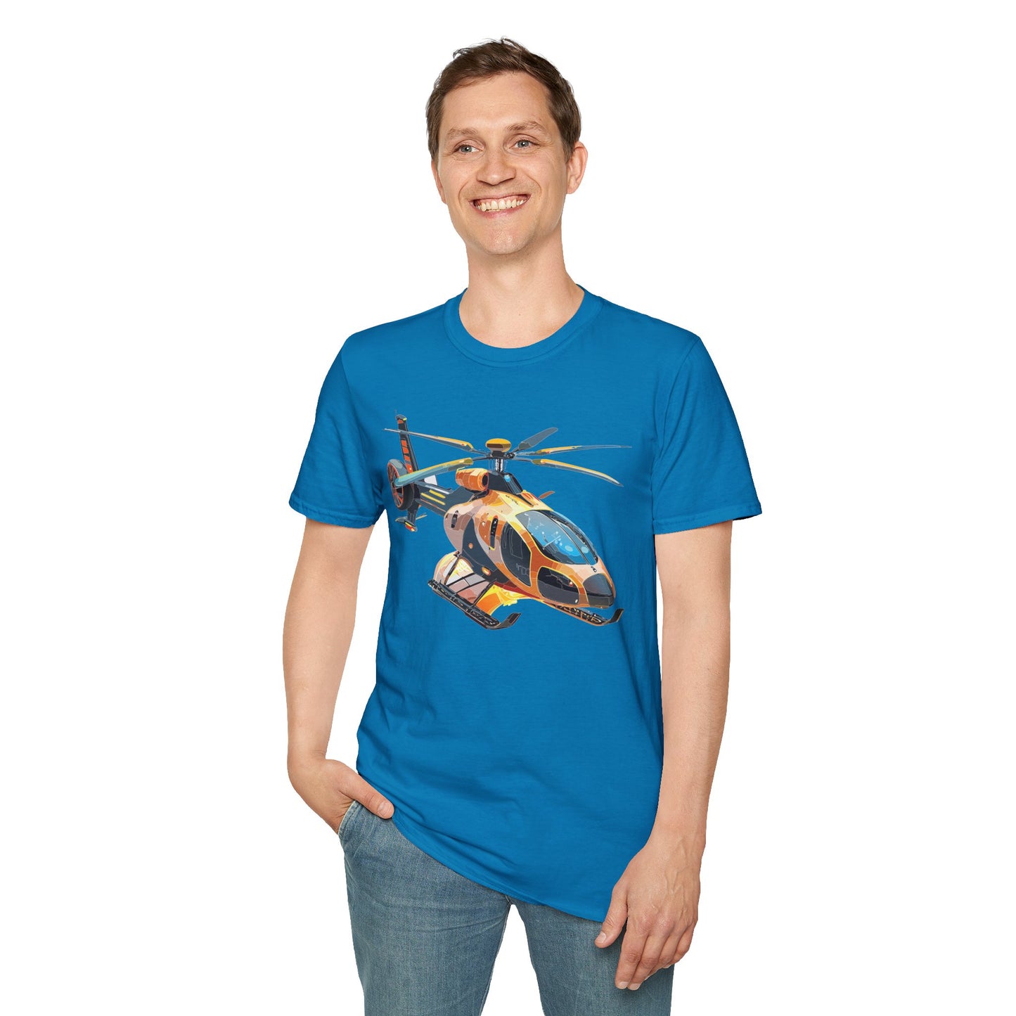 Chopper Shirt, Helicopter Shirt, Shirt with Helicopter, T Shirt with Chopper