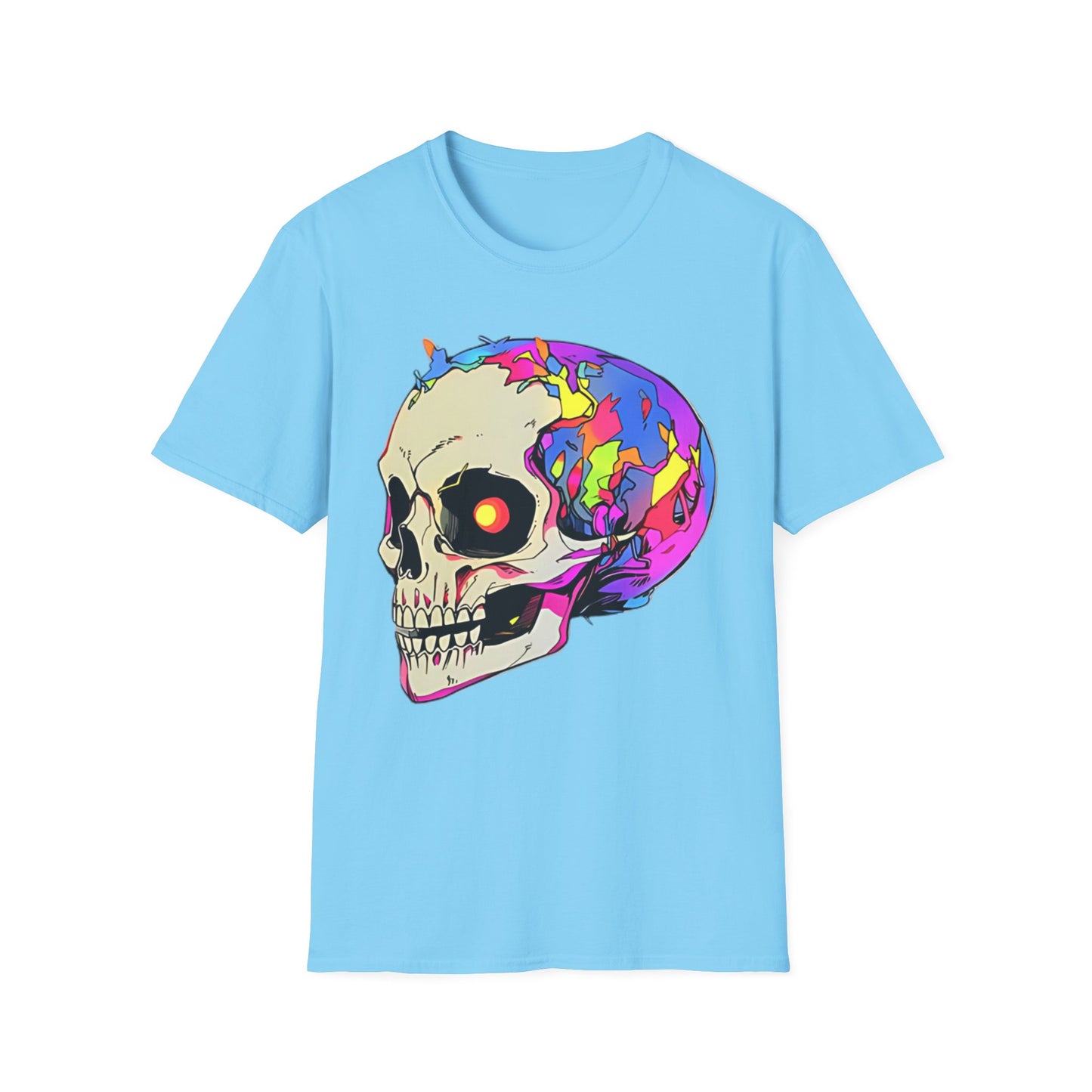Skull Tee Shirt, Skeleton Shirt, Shirt with Skull, Shirt with Skeleton