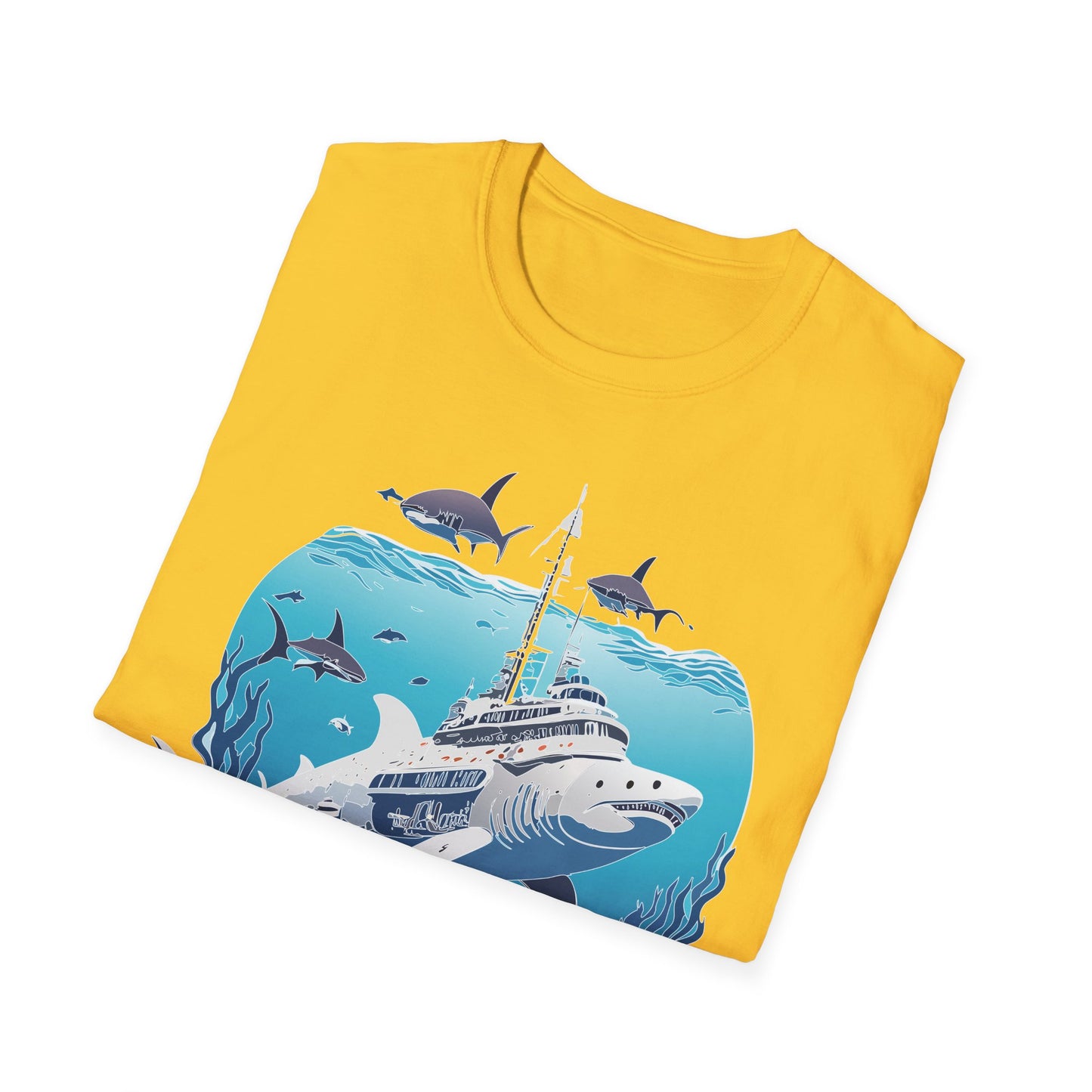 Ocean Tee Shirt, Ocean Shirt, Shirt with Ocean, U boat Tees, Shirt with U-Boat