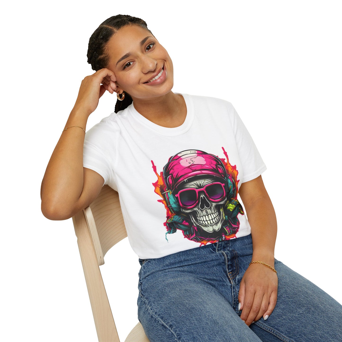 Skull Tee Shirt, Skeleton Shirt, Shirt with Skull, Shirt with Skeleton