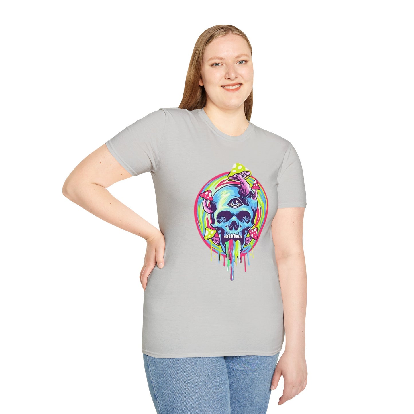 Skull Tee Shirt, Skeleton Shirt, Shirt with Skull, Shirt with Skeleton