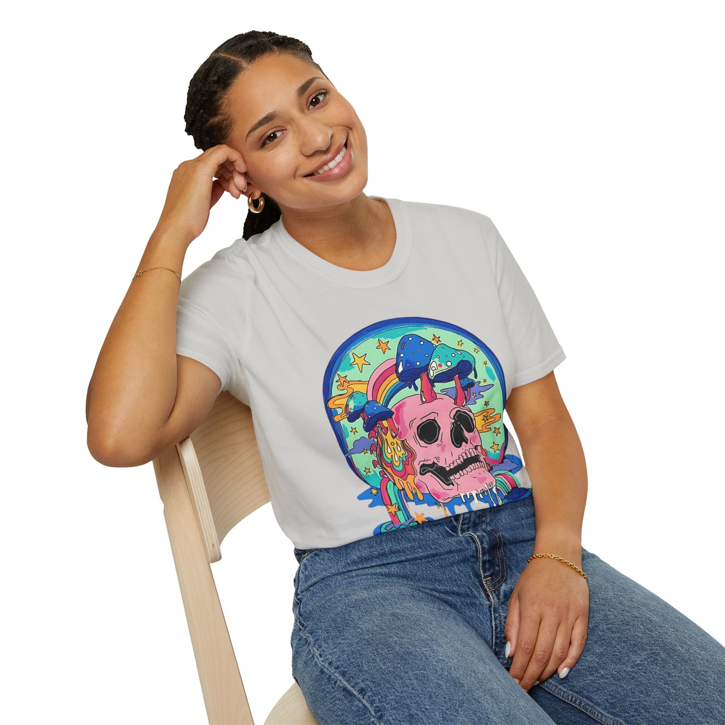 Skull Tee Shirt, Skeleton Shirt, Shirt with Skull, Shirt with Skeleton
