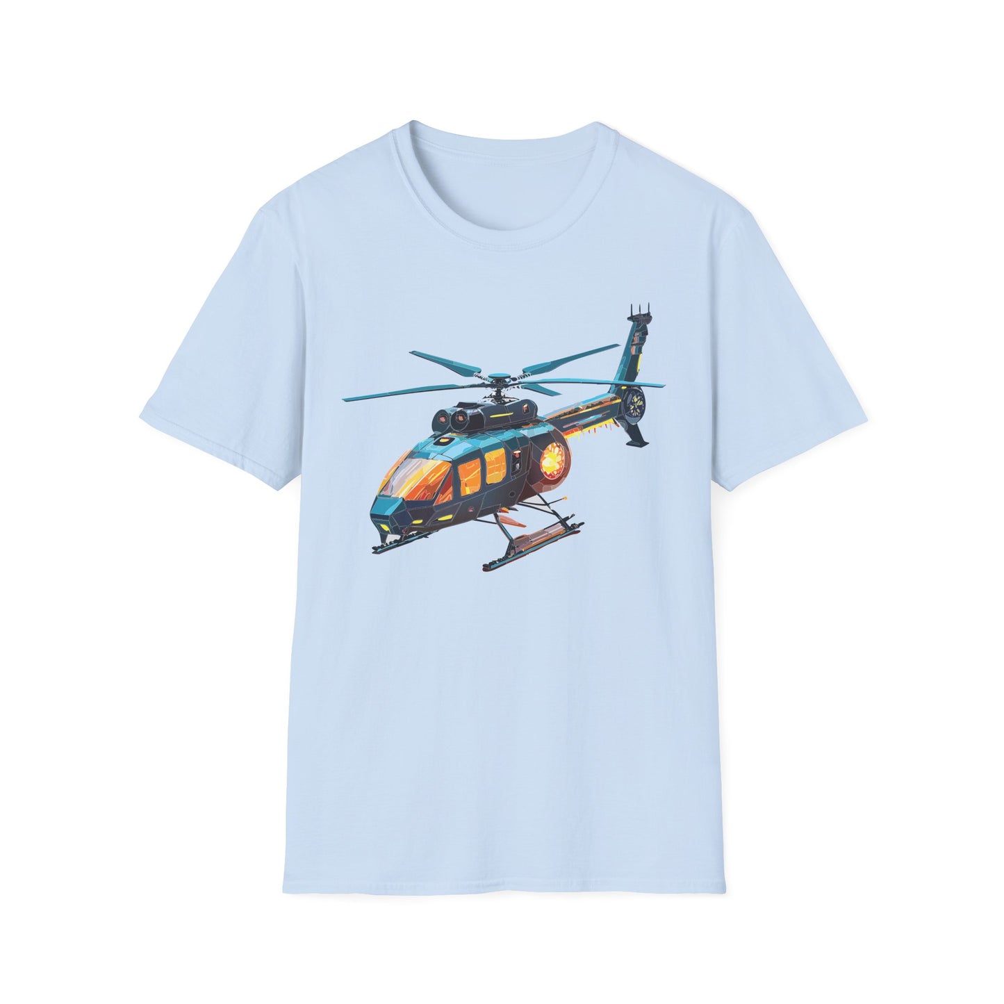 Chopper Shirt, Helicopter Shirt, Shirt with Helicopter, T Shirt with Chopper
