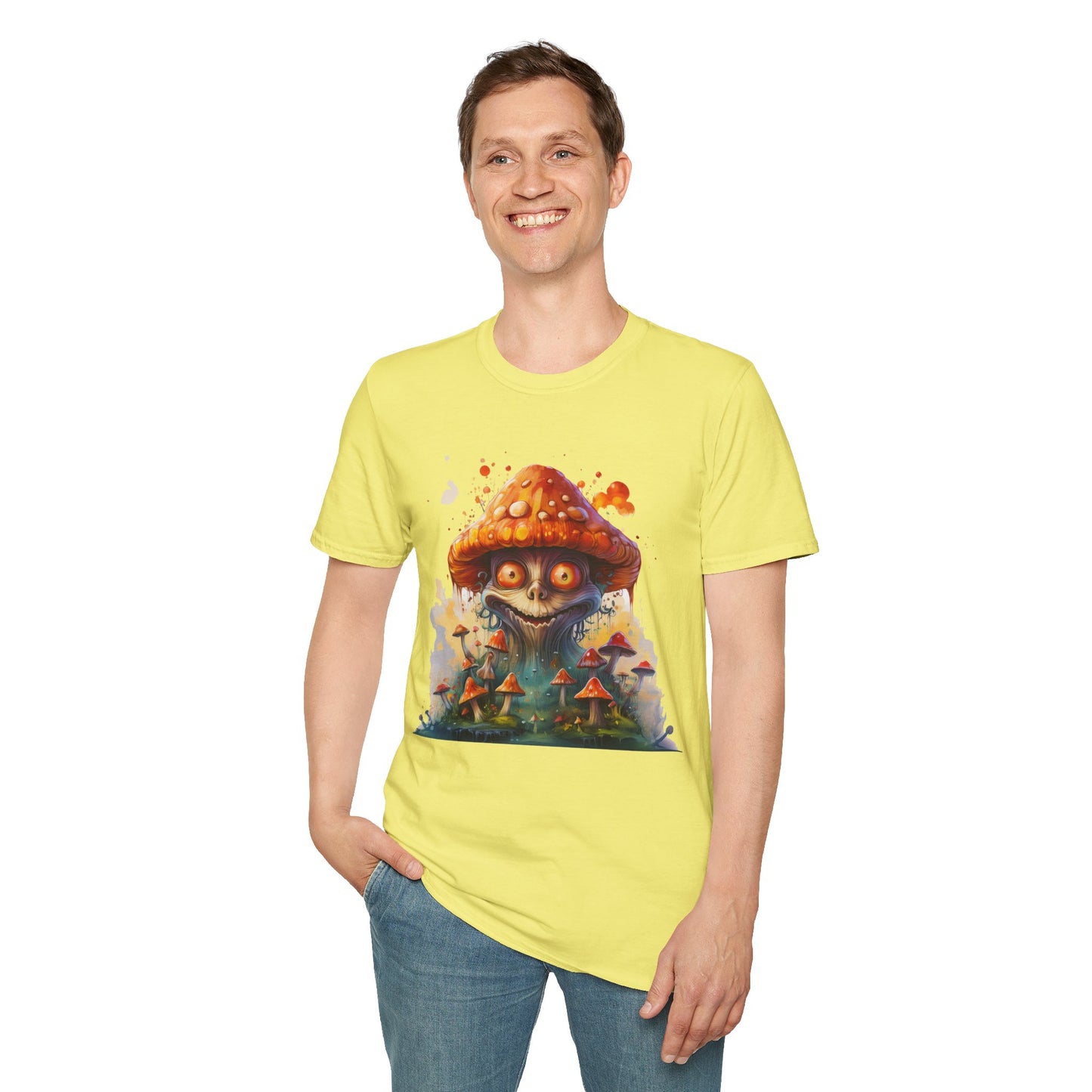 Mashroom Tee Shirt, Mashroom Shirt, Shirt with Funny Mashroom, Shirt with Fungus