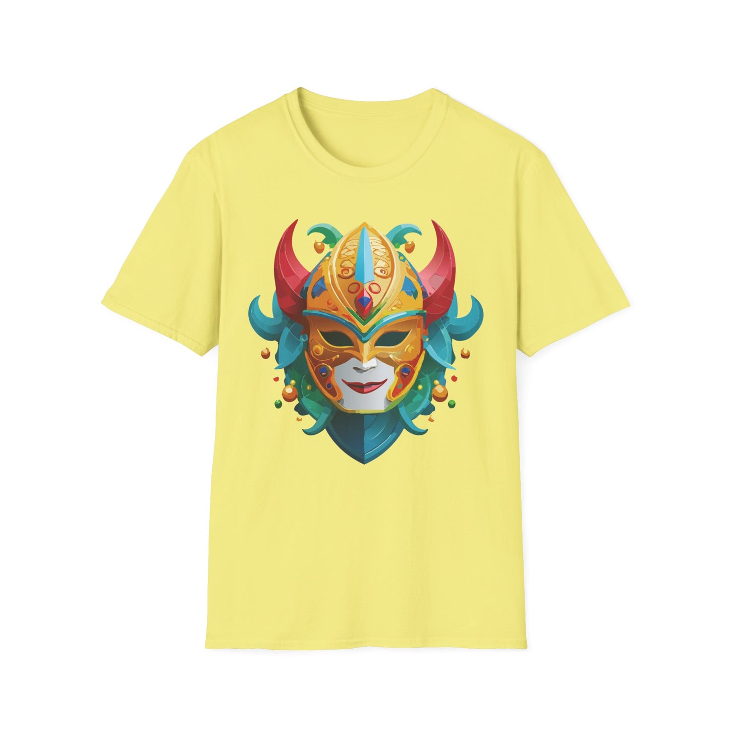 Mask Tee Shirt, Mask Shirt, Shirt with Mask, Masquerade Tees